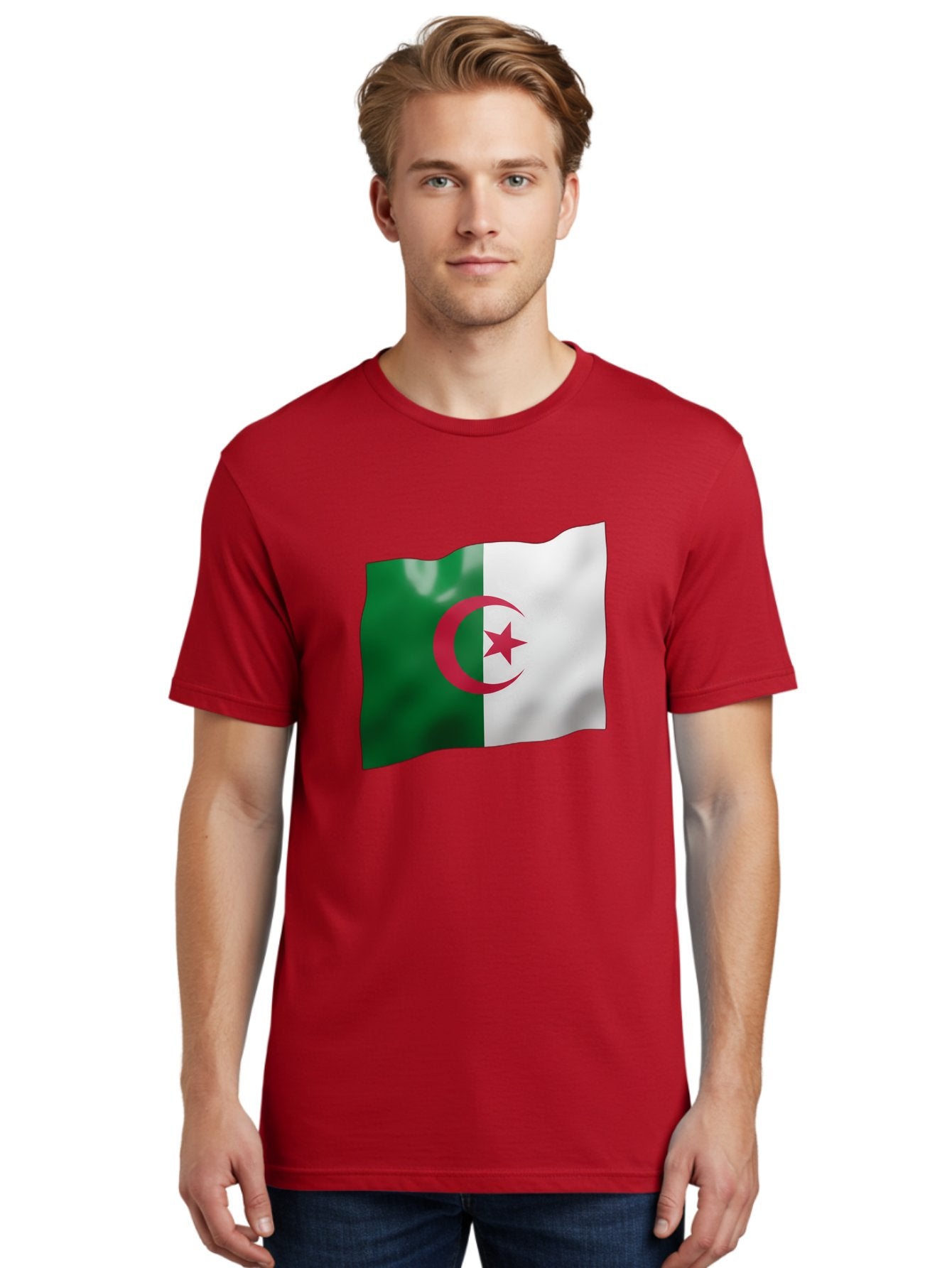 Algeria-Flag Men'S Graphic Tee, 100% Cotton, Comfortable Casual Summer Wear, Machine Washable, Vintage Camera, Old Camera, Antique Camera, Black Camera, Classic Photography, Photography Equipment, Nostalgic Device, Film Camera, Camera Art Bal680 22