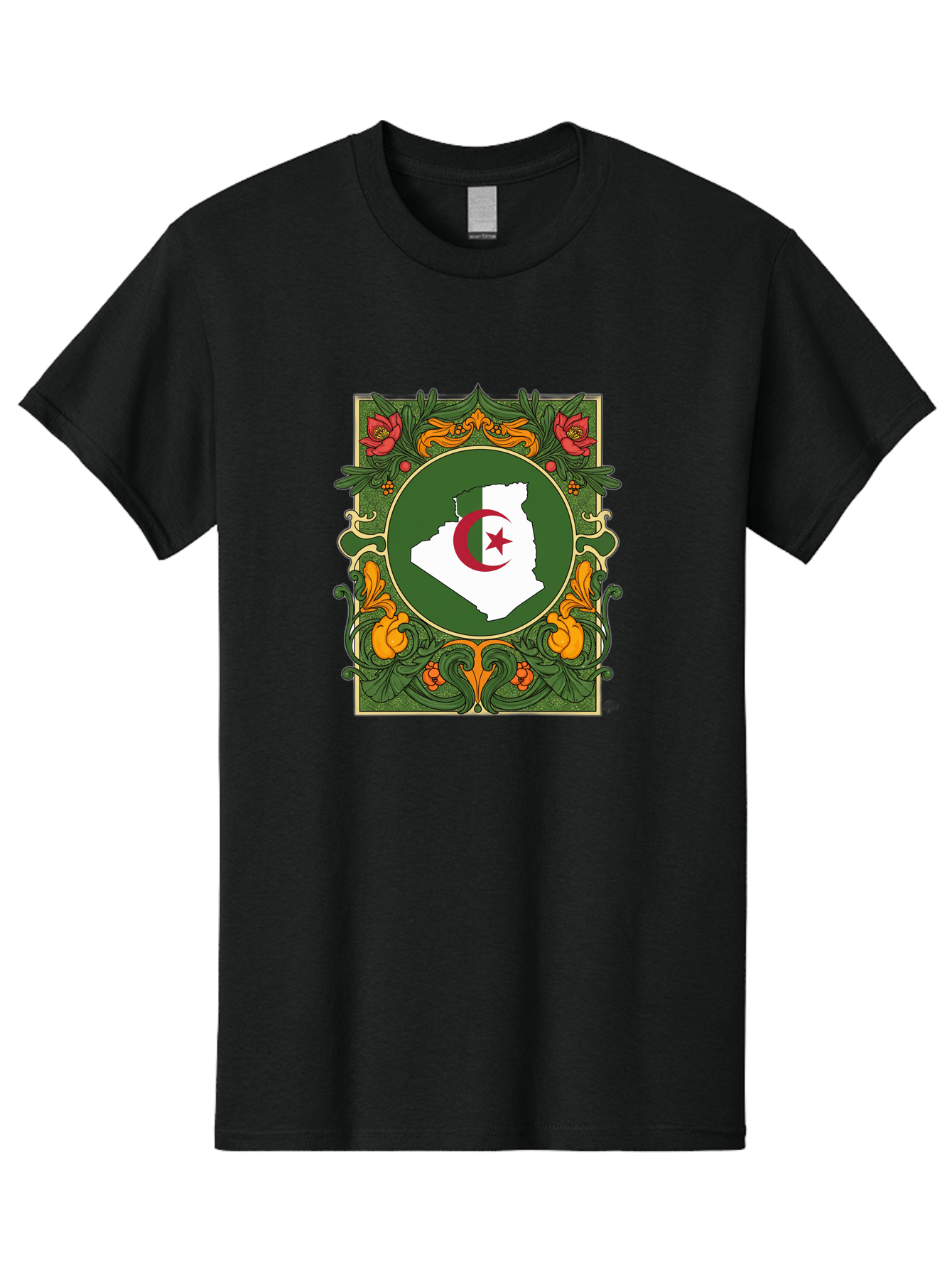 Algeria-Map Men'S Graphic Tee, 100% Cotton, Comfortable Casual Summer Wear, Machine Washable, Vintage Camera, Old Camera, Antique Camera, Black Camera, Classic Photography, Photography Equipment, Nostalgic Device, Film Camera, Camera Art Bal681 4
