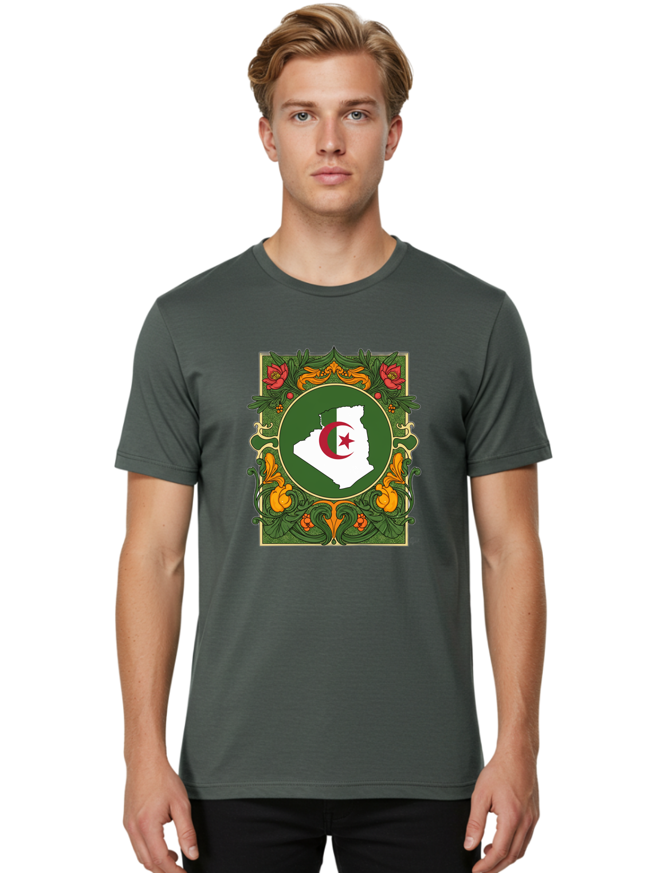 Algeria-Map Men'S Graphic Tee, 100% Cotton, Comfortable Casual Summer Wear, Machine Washable, Vintage Camera, Old Camera, Antique Camera, Black Camera, Classic Photography, Photography Equipment, Nostalgic Device, Film Camera, Camera Art Bal681 27