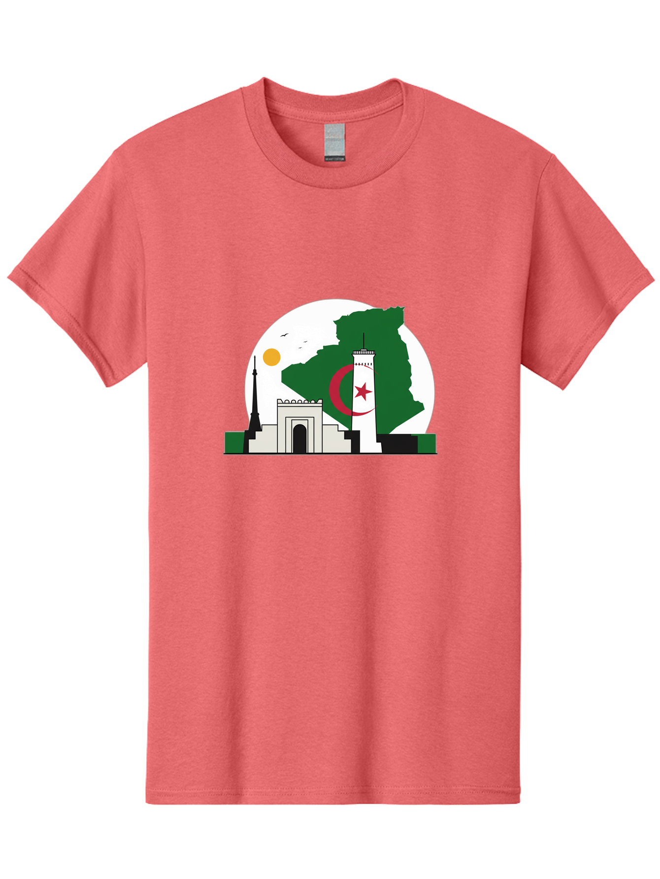 Algeria Men'S Graphic Tee, 100% Cotton, Comfortable Casual Summer Wear, Machine Washable, Vintage Camera, Old Camera, Antique Camera, Black Camera, Classic Photography, Photography Equipment, Nostalgic Device, Film Camera, Camera Art Bal682