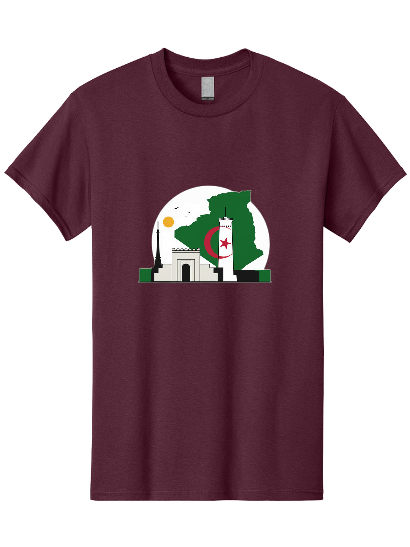 Algeria Men'S Graphic Tee, 100% Cotton, Comfortable Casual Summer Wear, Machine Washable, Vintage Camera, Old Camera, Antique Camera, Black Camera, Classic Photography, Photography Equipment, Nostalgic Device, Film Camera, Camera Art Bal682 13