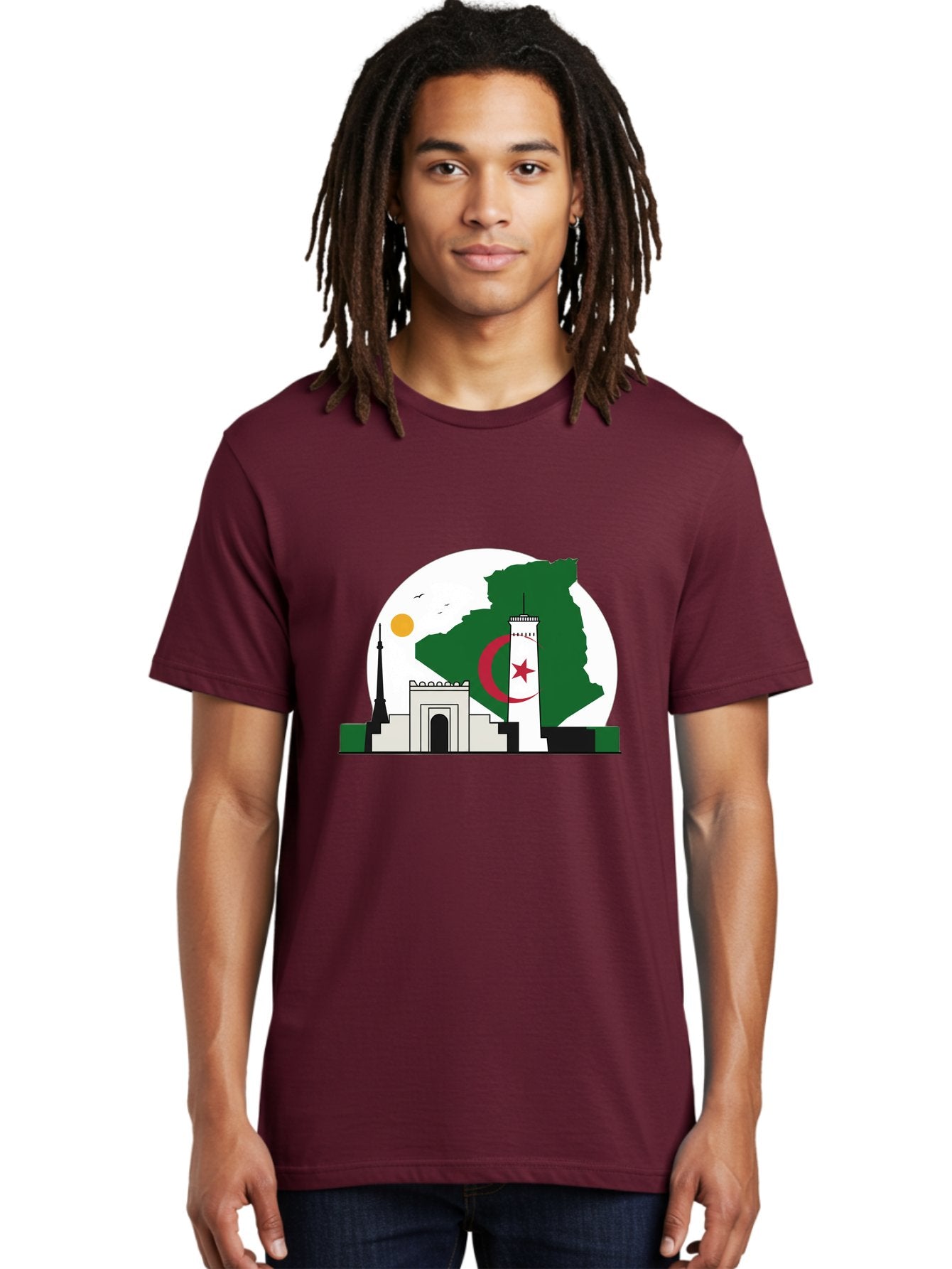 Algeria Men'S Graphic Tee, 100% Cotton, Comfortable Casual Summer Wear, Machine Washable, Vintage Camera, Old Camera, Antique Camera, Black Camera, Classic Photography, Photography Equipment, Nostalgic Device, Film Camera, Camera Art Bal682 16