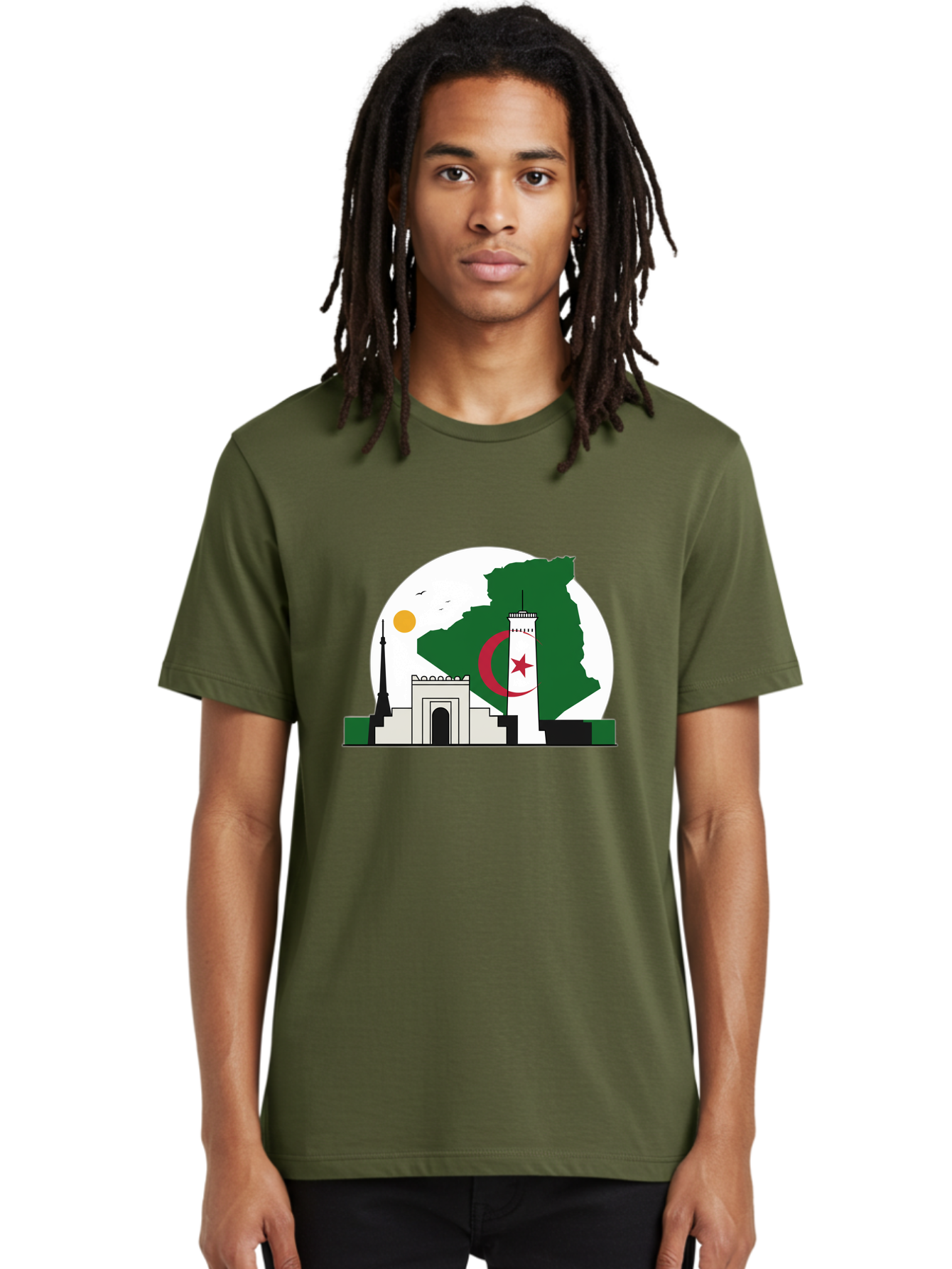 Algeria Men'S Graphic Tee, 100% Cotton, Comfortable Casual Summer Wear, Machine Washable, Vintage Camera, Old Camera, Antique Camera, Black Camera, Classic Photography, Photography Equipment, Nostalgic Device, Film Camera, Camera Art Bal682 25