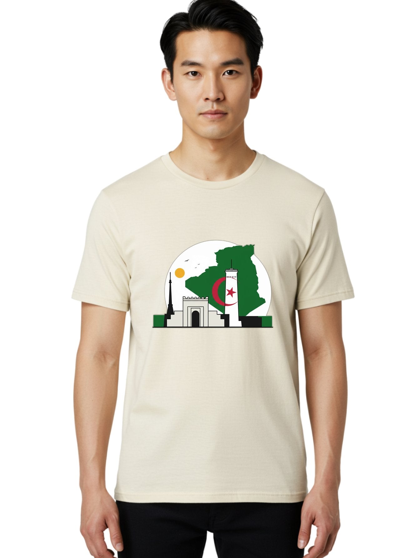 Algeria Men'S Graphic Tee, 100% Cotton, Comfortable Casual Summer Wear, Machine Washable, Vintage Camera, Old Camera, Antique Camera, Black Camera, Classic Photography, Photography Equipment, Nostalgic Device, Film Camera, Camera Art Bal682 23