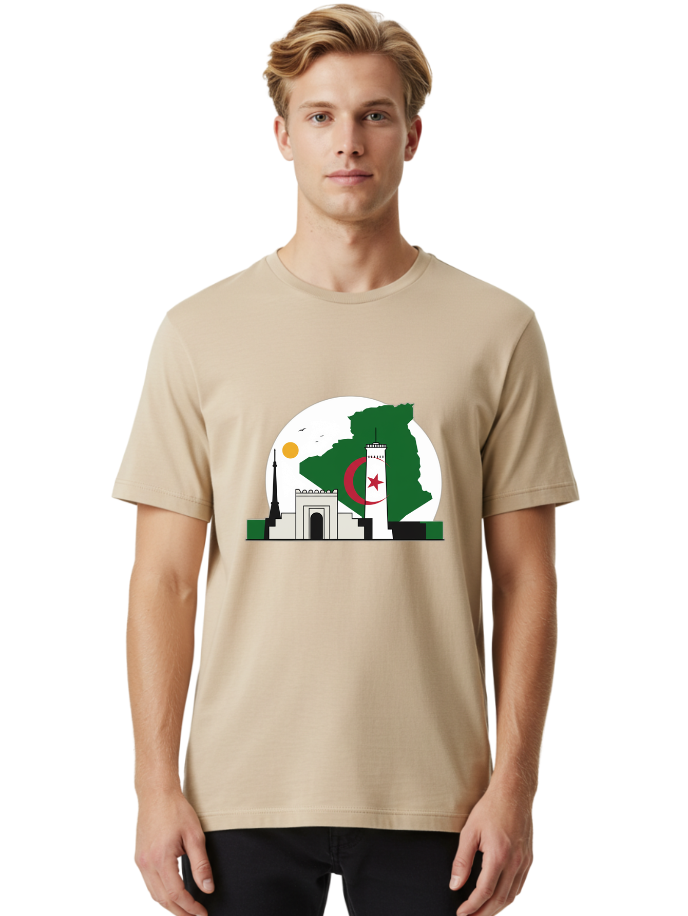 Algeria Men'S Graphic Tee, 100% Cotton, Comfortable Casual Summer Wear, Machine Washable, Vintage Camera, Old Camera, Antique Camera, Black Camera, Classic Photography, Photography Equipment, Nostalgic Device, Film Camera, Camera Art Bal682 27