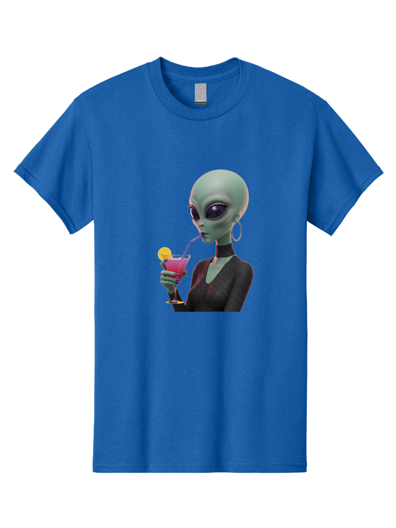 Alien-Drinking-Cocktail Men'S Graphic Tee, 100% Cotton, Comfortable Casual Summer Wear, Machine Washable, Vintage Camera, Old Camera, Antique Camera, Black Camera, Classic Photography, Photography Equipment, Nostalgic Device, Film Camera, Bal685 11