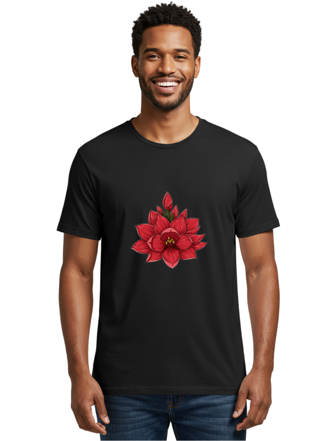 Amaryllis-Flower Men'S Graphic Tee, 100% Cotton, Comfortable Casual Summer Wear, Machine Washable, Vintage Camera, Old Camera, Antique Camera, Black Camera, Classic Photography, Photography Equipment, Nostalgic Device, Film Camera, Camera Art Bal689 30