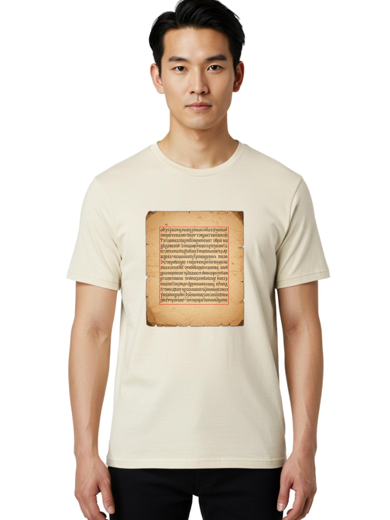 Ancient-Manuscript Men'S Graphic Tee, 100% Cotton, Comfortable Casual Summer Wear, Machine Washable, Vintage Camera, Old Camera, Antique Camera, Black Camera, Classic Photography, Photography Equipment, Nostalgic Device, Film Camera, Bal690 18