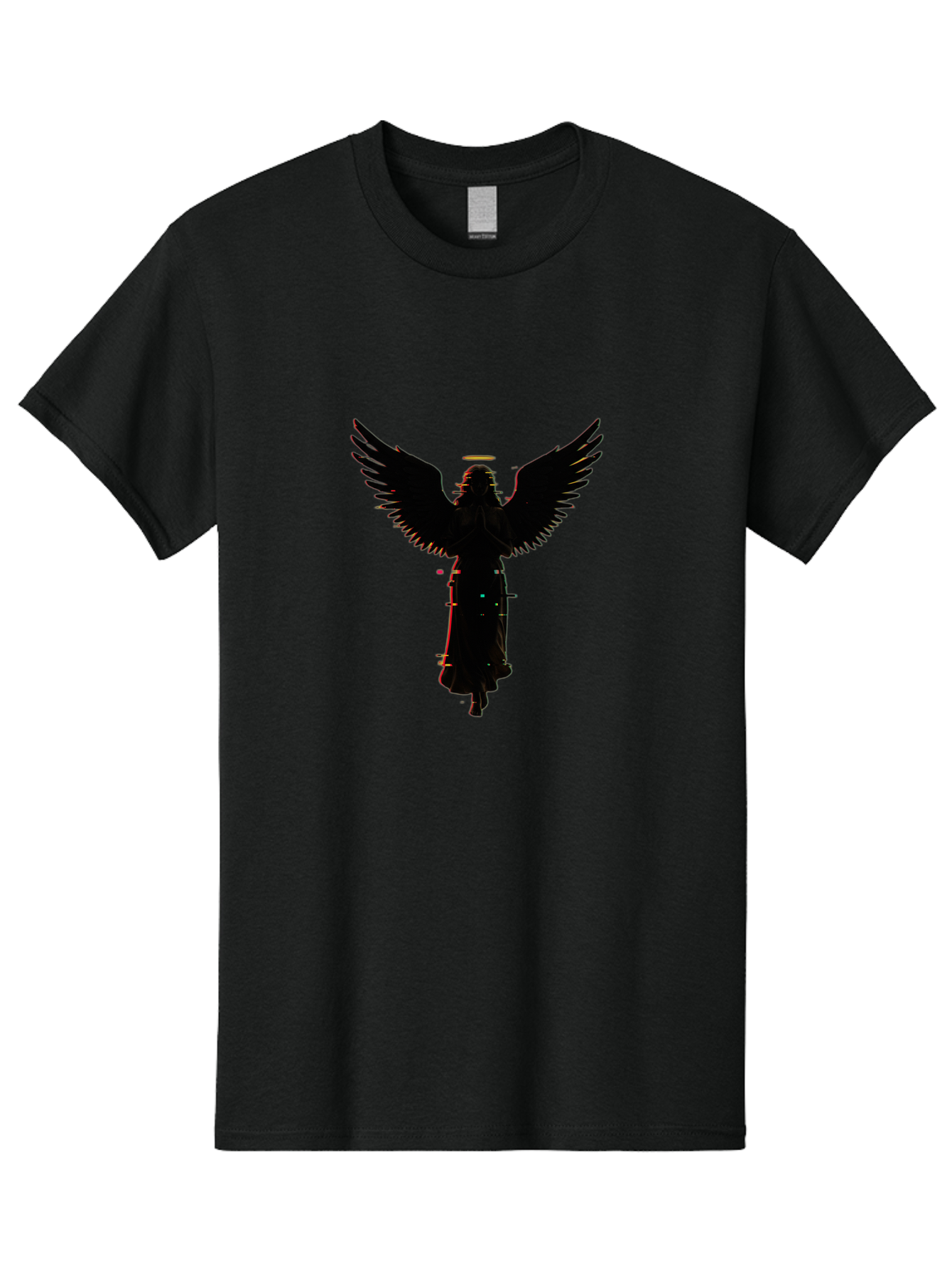 Angel-Silhouette Men'S Graphic Tee, 100% Cotton, Comfortable Casual Summer Wear, Machine Washable, Vintage Camera, Old Camera, Antique Camera, Black Camera, Classic Photography, Photography Equipment, Nostalgic Device, Film Camera, Camera Art Bal692 9