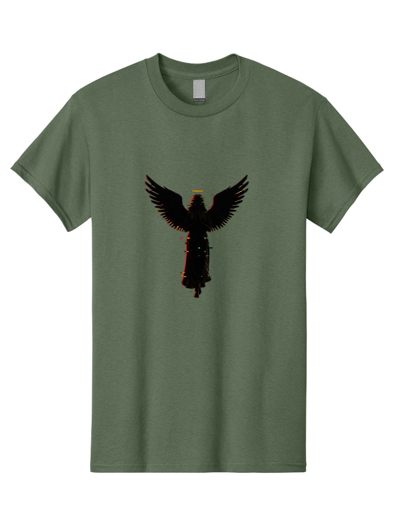 Angel-Silhouette Men'S Graphic Tee, 100% Cotton, Comfortable Casual Summer Wear, Machine Washable, Vintage Camera, Old Camera, Antique Camera, Black Camera, Classic Photography, Photography Equipment, Nostalgic Device, Film Camera, Camera Art Bal692 10