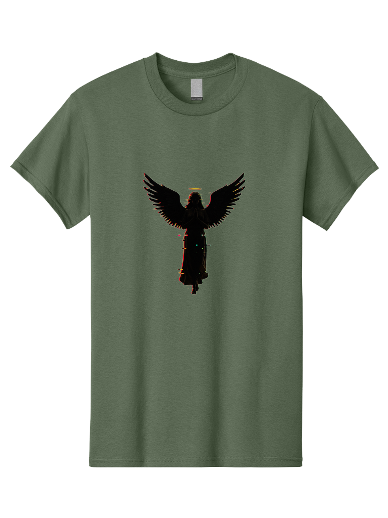Angel-Silhouette Men'S Graphic Tee, 100% Cotton, Comfortable Casual Summer Wear, Machine Washable, Vintage Camera, Old Camera, Antique Camera, Black Camera, Classic Photography, Photography Equipment, Nostalgic Device, Film Camera, Camera Art Bal692 14