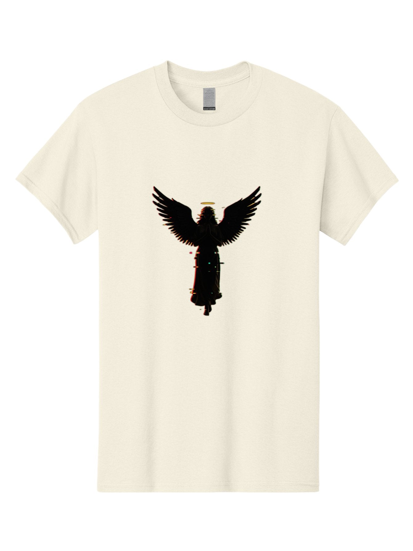 Angel-Silhouette Men'S Graphic Tee, 100% Cotton, Comfortable Casual Summer Wear, Machine Washable, Vintage Camera, Old Camera, Antique Camera, Black Camera, Classic Photography, Photography Equipment, Nostalgic Device, Film Camera, Camera Art Bal692 7