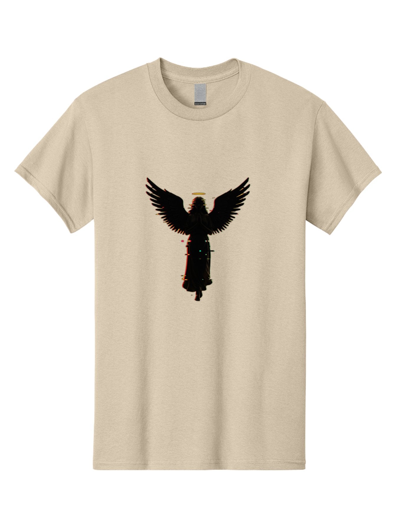 Angel-Silhouette Men'S Graphic Tee, 100% Cotton, Comfortable Casual Summer Wear, Machine Washable, Vintage Camera, Old Camera, Antique Camera, Black Camera, Classic Photography, Photography Equipment, Nostalgic Device, Film Camera, Camera Art Bal692 6