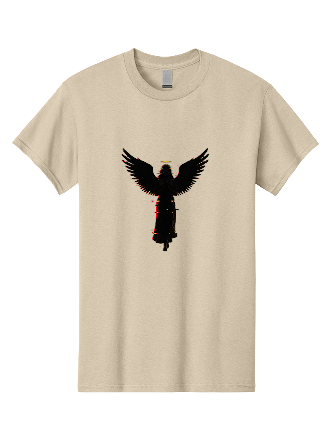 Angel-Silhouette Men'S Graphic Tee, 100% Cotton, Comfortable Casual Summer Wear, Machine Washable, Vintage Camera, Old Camera, Antique Camera, Black Camera, Classic Photography, Photography Equipment, Nostalgic Device, Film Camera, Camera Art Bal692 7