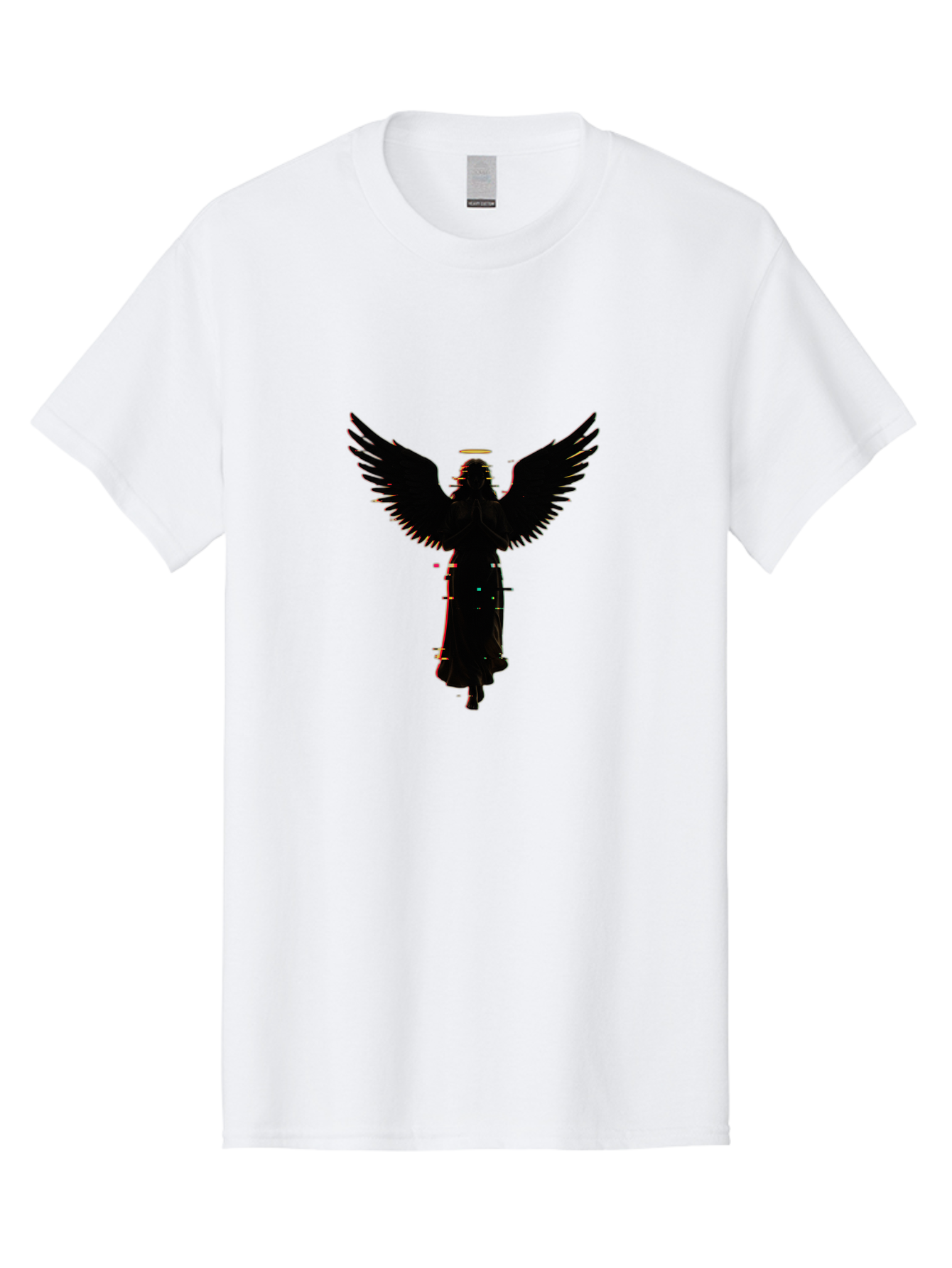 Angel-Silhouette Men'S Graphic Tee, 100% Cotton, Comfortable Casual Summer Wear, Machine Washable, Vintage Camera, Old Camera, Antique Camera, Black Camera, Classic Photography, Photography Equipment, Nostalgic Device, Film Camera, Camera Art Bal692 8