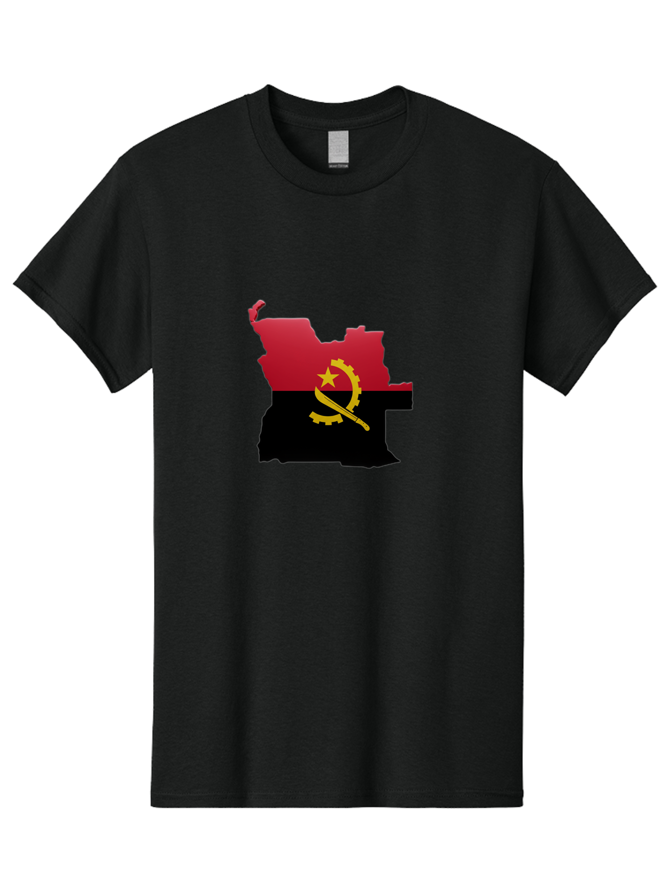 Angola-Map-Flag Men'S Graphic Tee, 100% Cotton, Comfortable Casual Summer Wear, Machine Washable, Vintage Camera, Old Camera, Antique Camera, Black Camera, Classic Photography, Photography Equipment, Nostalgic Device, Film Camera, Camera Art Bal695