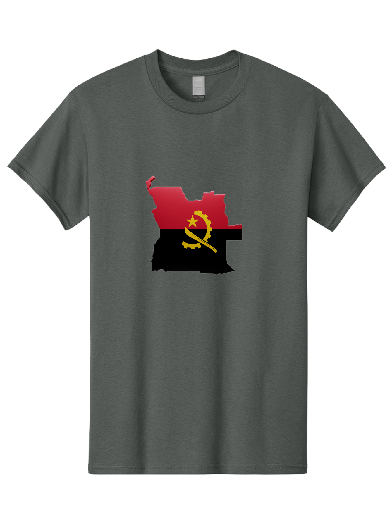 Angola-Map-Flag Men'S Graphic Tee, 100% Cotton, Comfortable Casual Summer Wear, Machine Washable, Vintage Camera, Old Camera, Antique Camera, Black Camera, Classic Photography, Photography Equipment, Nostalgic Device, Film Camera, Camera Art Bal695 3