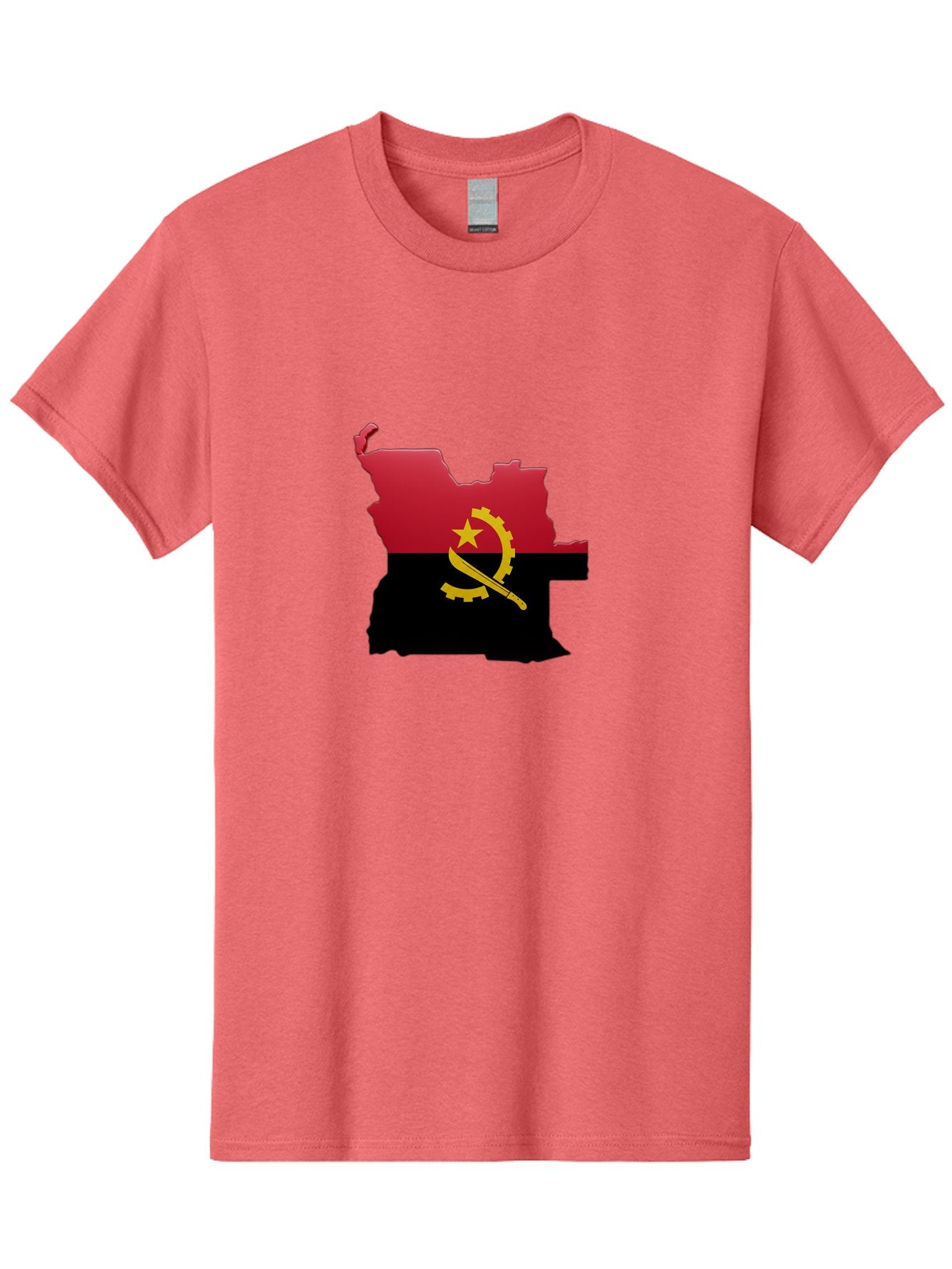Angola-Map-Flag Men'S Graphic Tee, 100% Cotton, Comfortable Casual Summer Wear, Machine Washable, Vintage Camera, Old Camera, Antique Camera, Black Camera, Classic Photography, Photography Equipment, Nostalgic Device, Film Camera, Camera Art Bal695 6