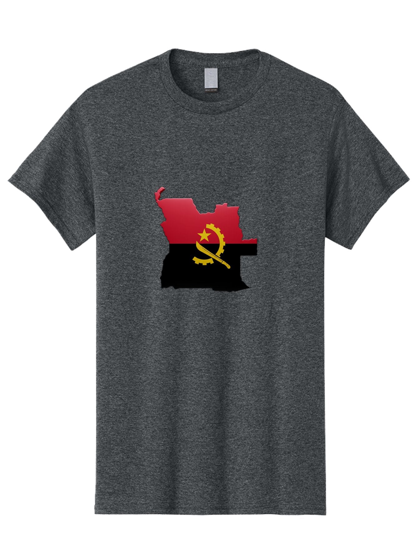 Angola-Map-Flag Men'S Graphic Tee, 100% Cotton, Comfortable Casual Summer Wear, Machine Washable, Vintage Camera, Old Camera, Antique Camera, Black Camera, Classic Photography, Photography Equipment, Nostalgic Device, Film Camera, Camera Art Bal695 5