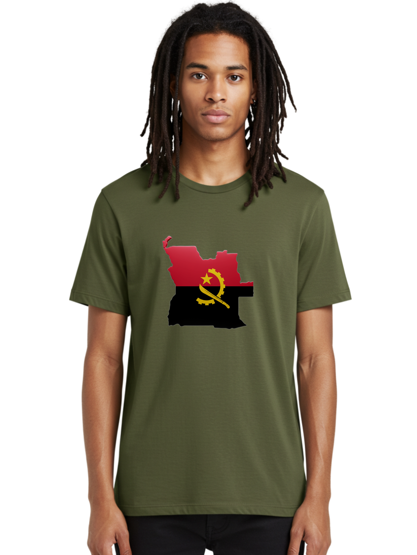 Angola-Map-Flag Men'S Graphic Tee, 100% Cotton, Comfortable Casual Summer Wear, Machine Washable, Vintage Camera, Old Camera, Antique Camera, Black Camera, Classic Photography, Photography Equipment, Nostalgic Device, Film Camera, Camera Art Bal695 21