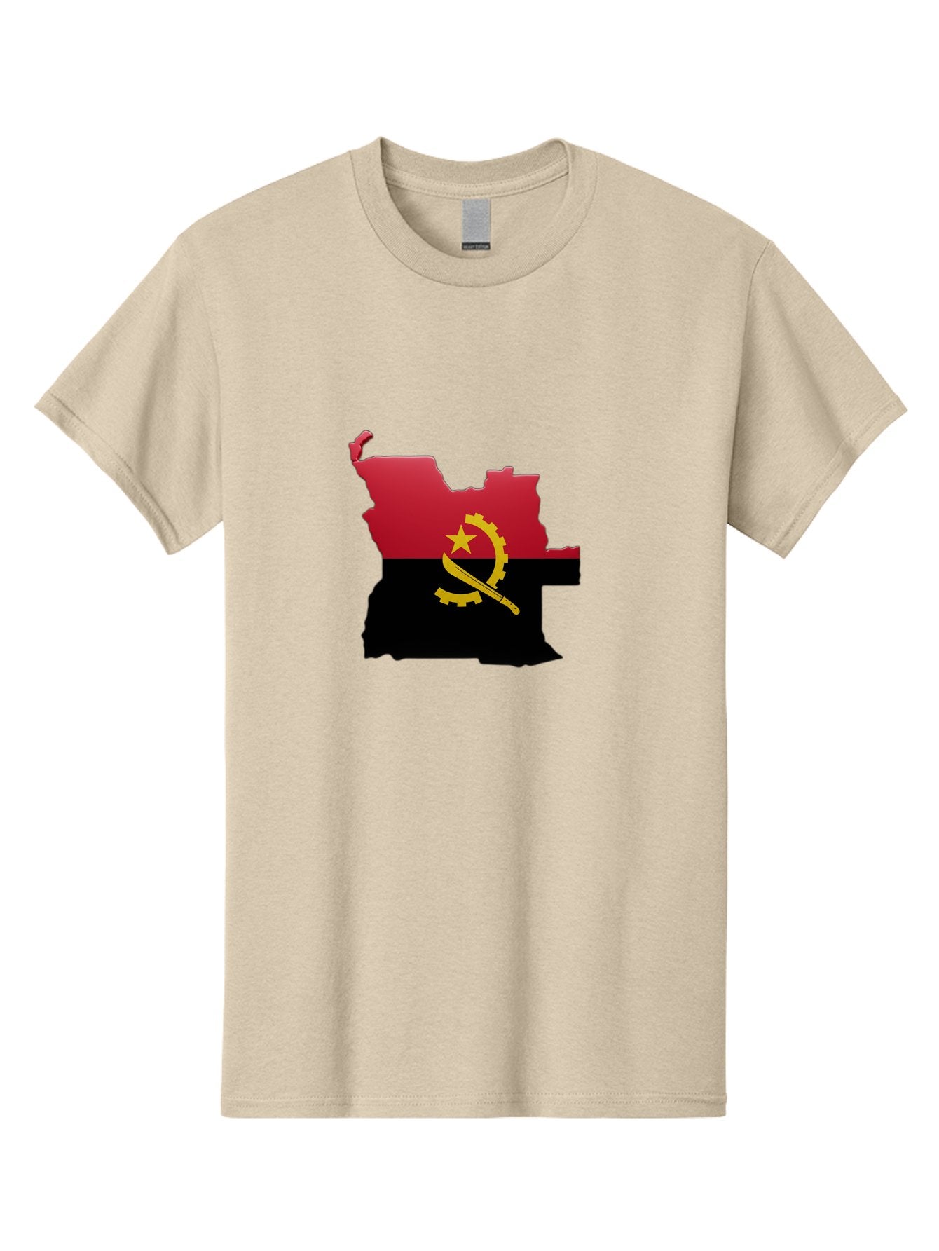 Angola-Map-Flag Men'S Graphic Tee, 100% Cotton, Comfortable Casual Summer Wear, Machine Washable, Vintage Camera, Old Camera, Antique Camera, Black Camera, Classic Photography, Photography Equipment, Nostalgic Device, Film Camera, Camera Art Bal695 3