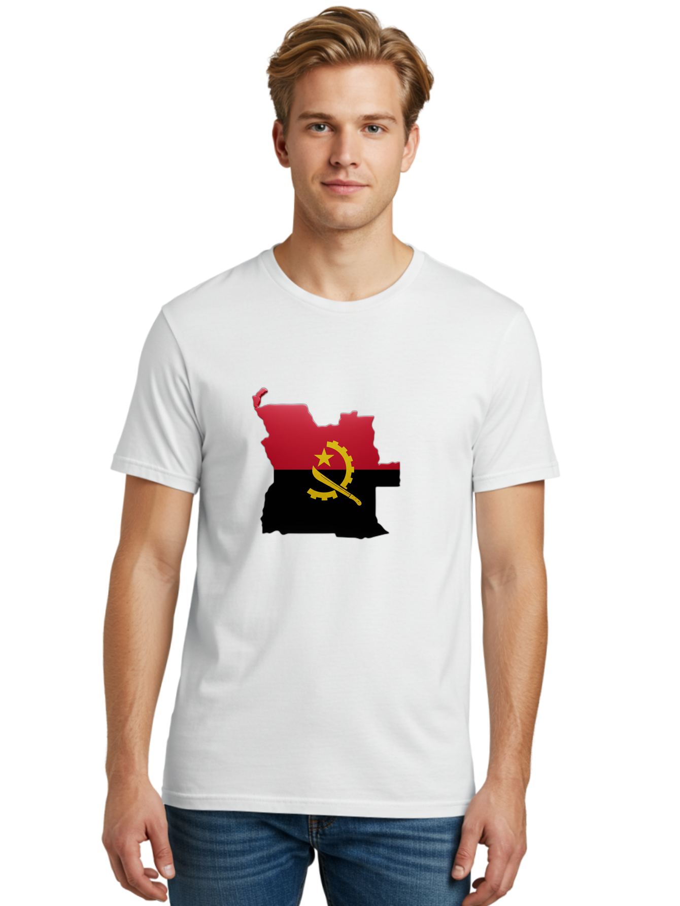 Angola-Map-Flag Men'S Graphic Tee, 100% Cotton, Comfortable Casual Summer Wear, Machine Washable, Vintage Camera, Old Camera, Antique Camera, Black Camera, Classic Photography, Photography Equipment, Nostalgic Device, Film Camera, Camera Art Bal695 19
