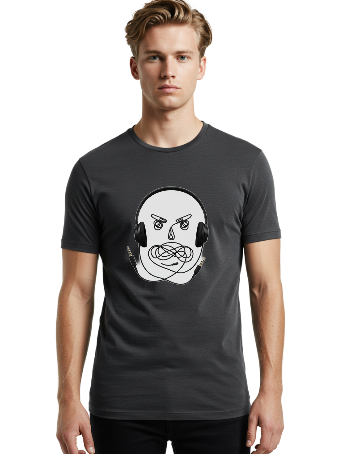 Angry-Headphones-User Men'S Graphic Tee, 100% Cotton, Comfortable Casual Summer Wear, Machine Washable, Vintage Camera, Old Camera, Antique Camera, Black Camera, Classic Photography, Photography Equipment, Nostalgic Device, Film Camera, Bal700 29