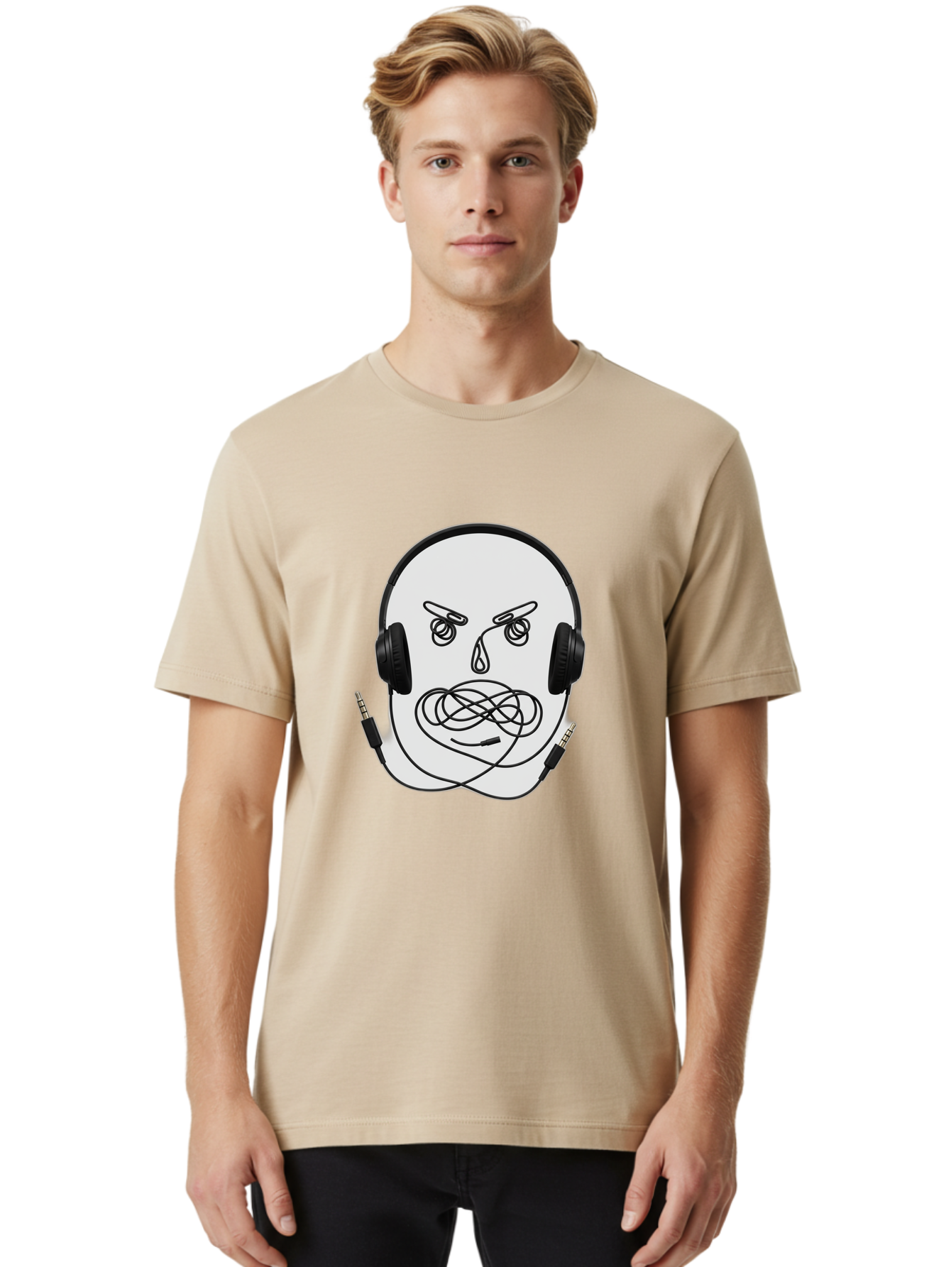 Angry-Headphones-User Men'S Graphic Tee, 100% Cotton, Comfortable Casual Summer Wear, Machine Washable, Vintage Camera, Old Camera, Antique Camera, Black Camera, Classic Photography, Photography Equipment, Nostalgic Device, Film Camera, Bal700 17