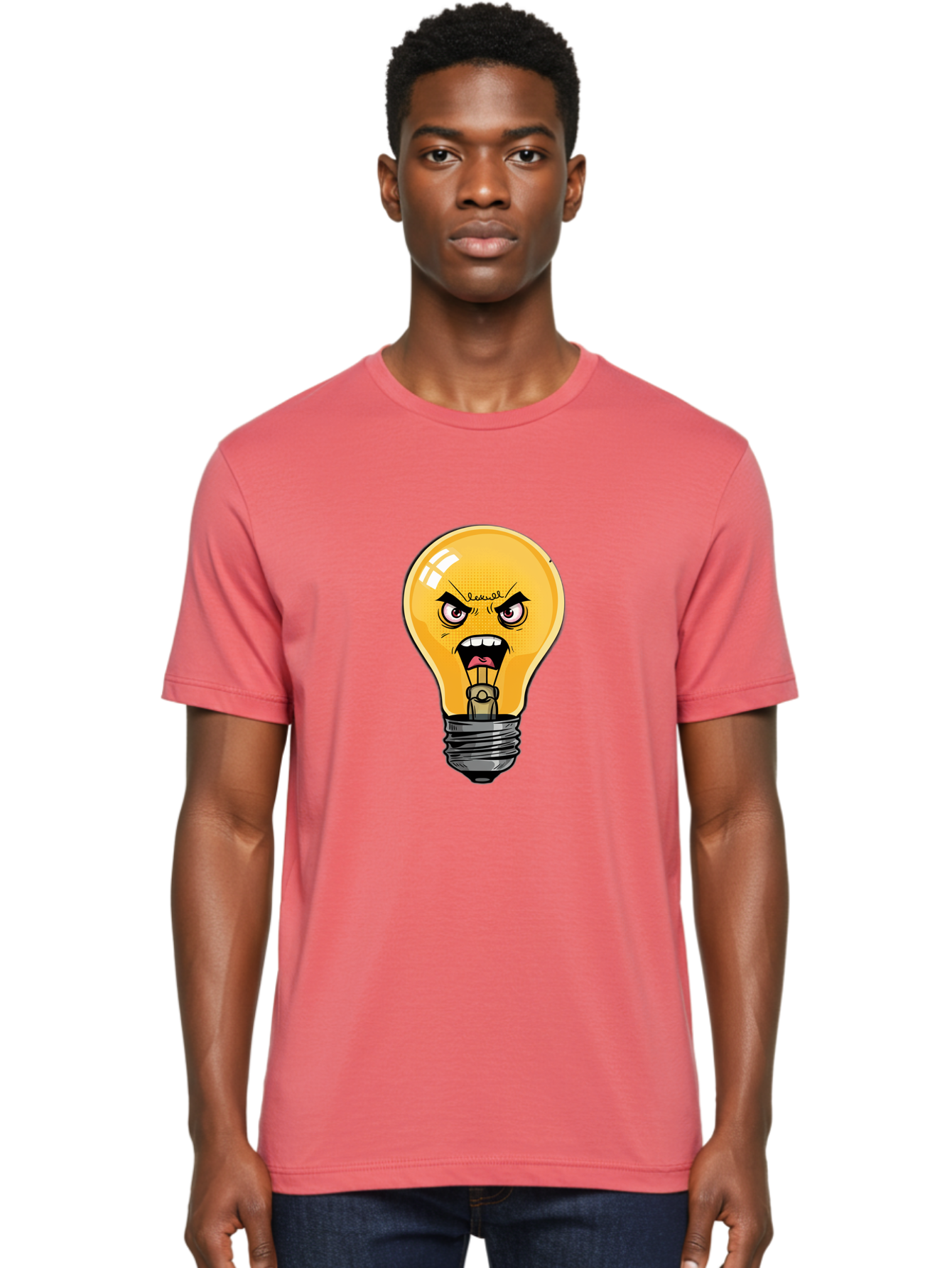 Angry-Light-Bulb-1 Men'S Graphic Tee, 100% Cotton, Comfortable Casual Summer Wear, Machine Washable, Vintage Camera, Old Camera, Antique Camera, Black Camera, Classic Photography, Photography Equipment, Nostalgic Device, Film Camera, Bal702 29