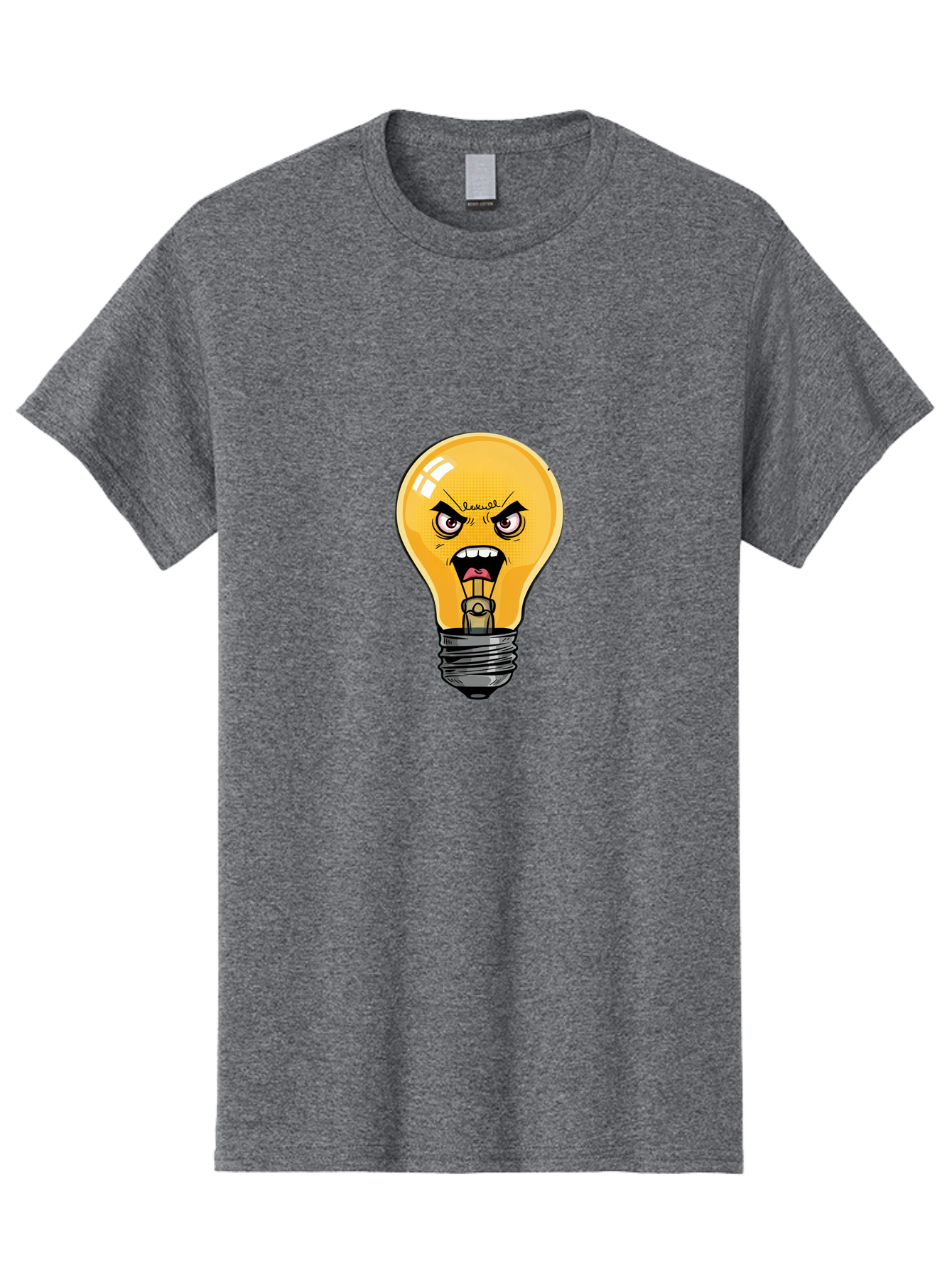Angry-Light-Bulb-1 Men'S Graphic Tee, 100% Cotton, Comfortable Casual Summer Wear, Machine Washable, Vintage Camera, Old Camera, Antique Camera, Black Camera, Classic Photography, Photography Equipment, Nostalgic Device, Film Camera, Bal702 6