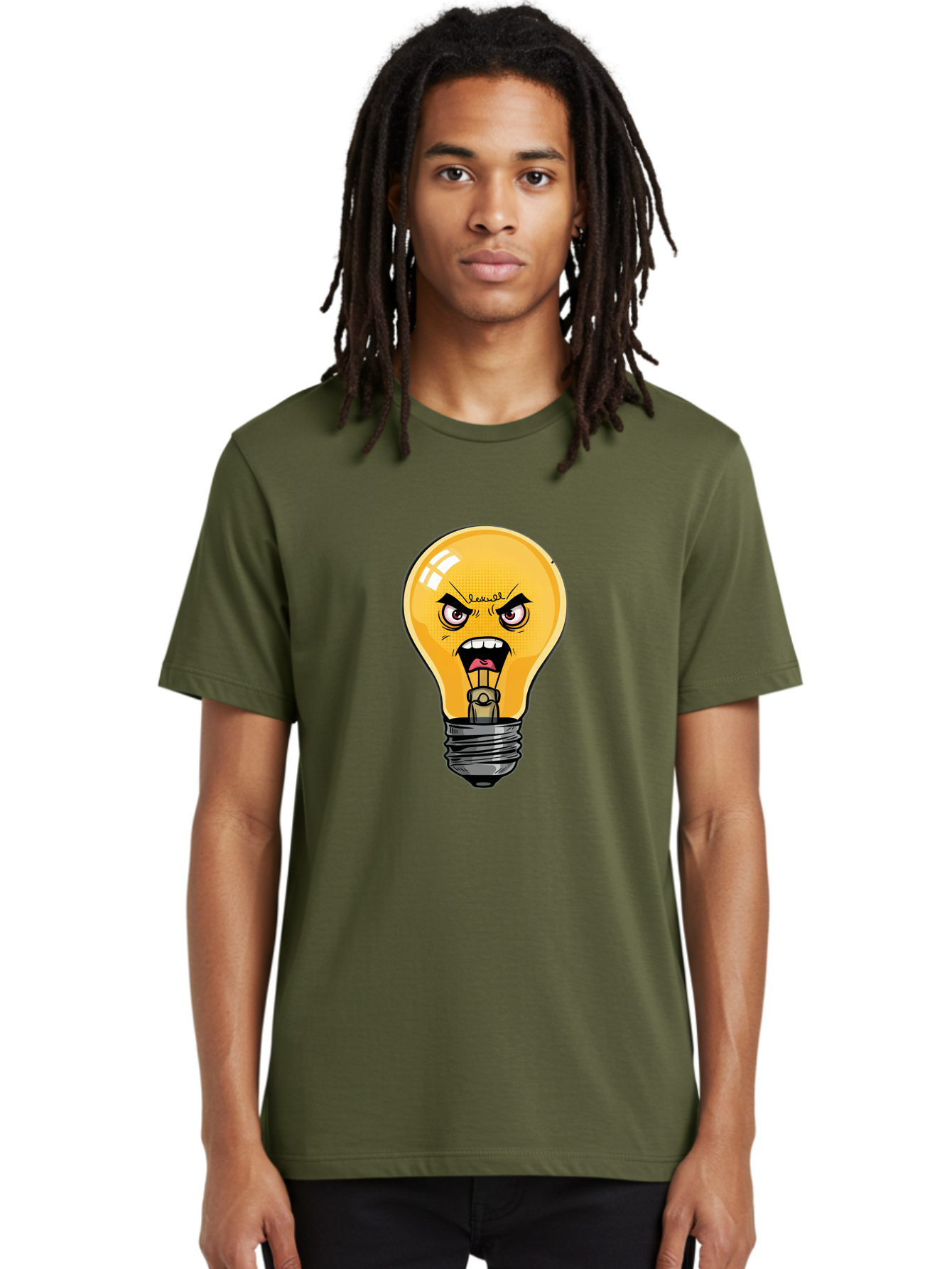 Angry-Light-Bulb-1 Men'S Graphic Tee, 100% Cotton, Comfortable Casual Summer Wear, Machine Washable, Vintage Camera, Old Camera, Antique Camera, Black Camera, Classic Photography, Photography Equipment, Nostalgic Device, Film Camera, Bal702 26