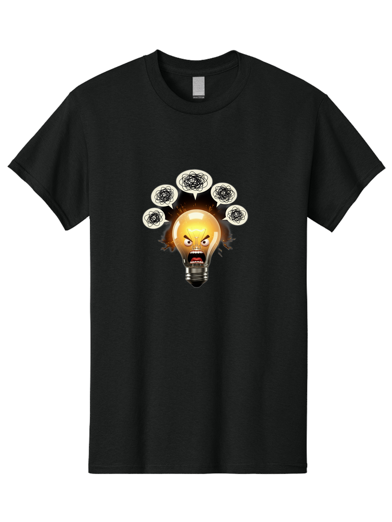 Angry-Light-Bulb Men'S Graphic Tee, 100% Cotton, Comfortable Casual Summer Wear, Machine Washable, Vintage Camera, Old Camera, Antique Camera, Black Camera, Classic Photography, Photography Equipment, Nostalgic Device, Film Camera, Camera Art Bal703 7
