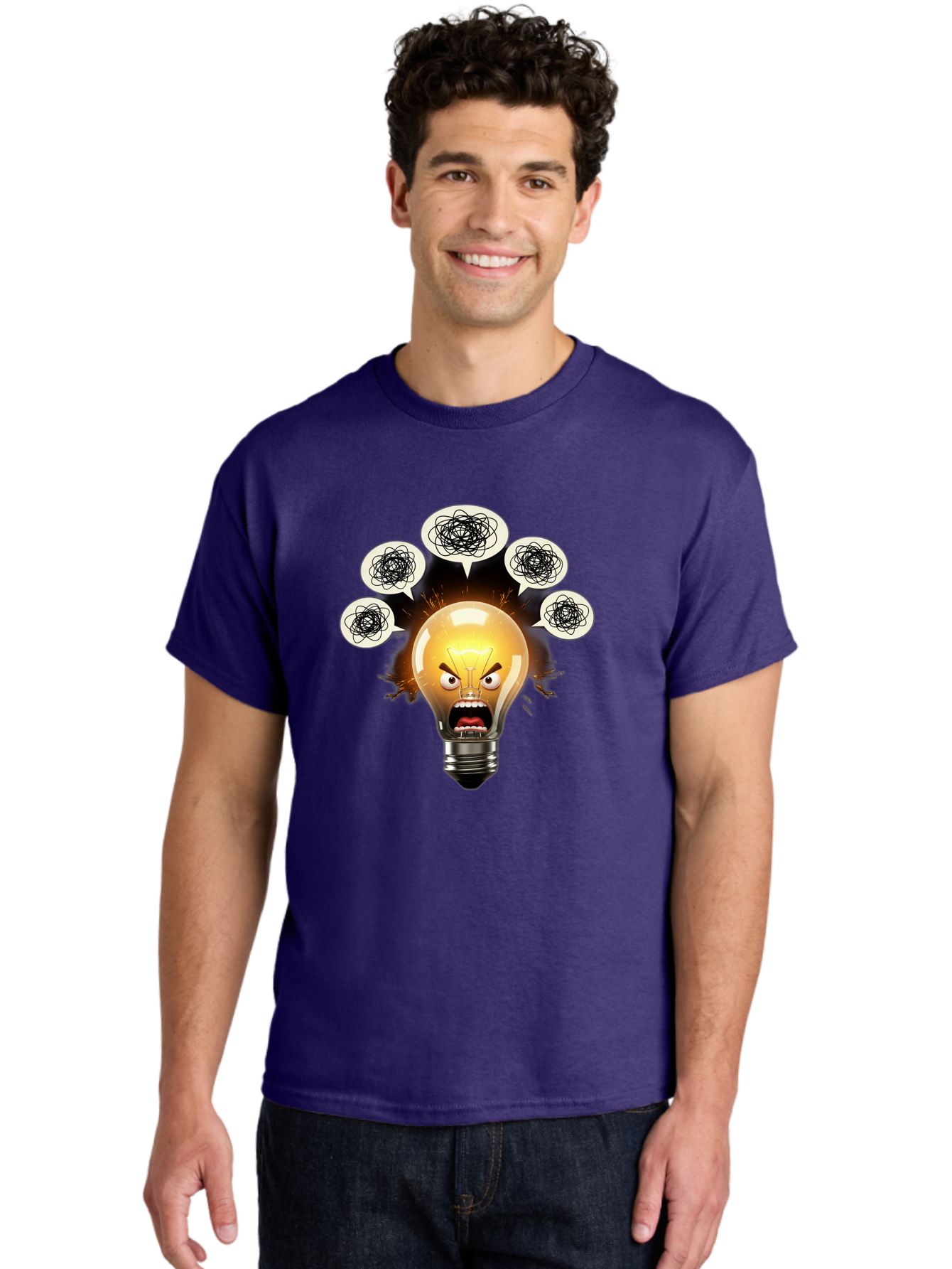 Angry-Light-Bulb Men'S Graphic Tee, 100% Cotton, Comfortable Casual Summer Wear, Machine Washable, Vintage Camera, Old Camera, Antique Camera, Black Camera, Classic Photography, Photography Equipment, Nostalgic Device, Film Camera, Camera Art Bal703 17