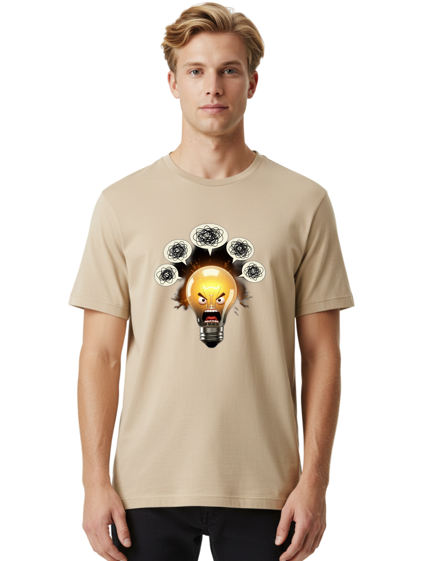 Angry-Light-Bulb Men'S Graphic Tee, 100% Cotton, Comfortable Casual Summer Wear, Machine Washable, Vintage Camera, Old Camera, Antique Camera, Black Camera, Classic Photography, Photography Equipment, Nostalgic Device, Film Camera, Camera Art Bal703 16