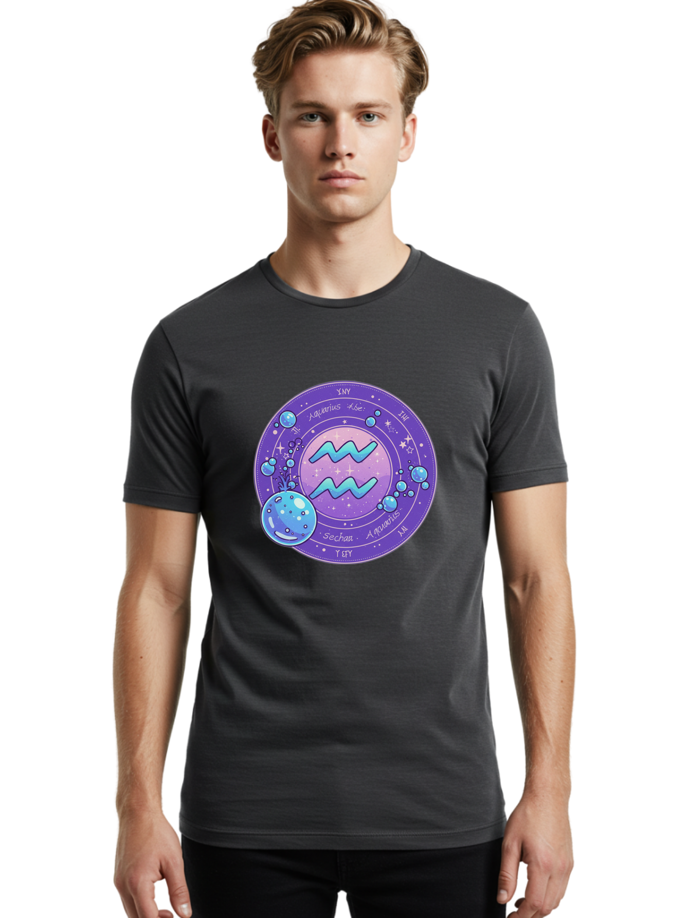 Aquarius-The-Water-Bearer Men'S Graphic Tee, 100% Cotton, Comfortable Casual Summer Wear, Machine Washable, Vintage Camera, Old Camera, Antique Camera, Black Camera, Classic Photography, Photography Equipment, Nostalgic Device, Film Camera, Bal710 29