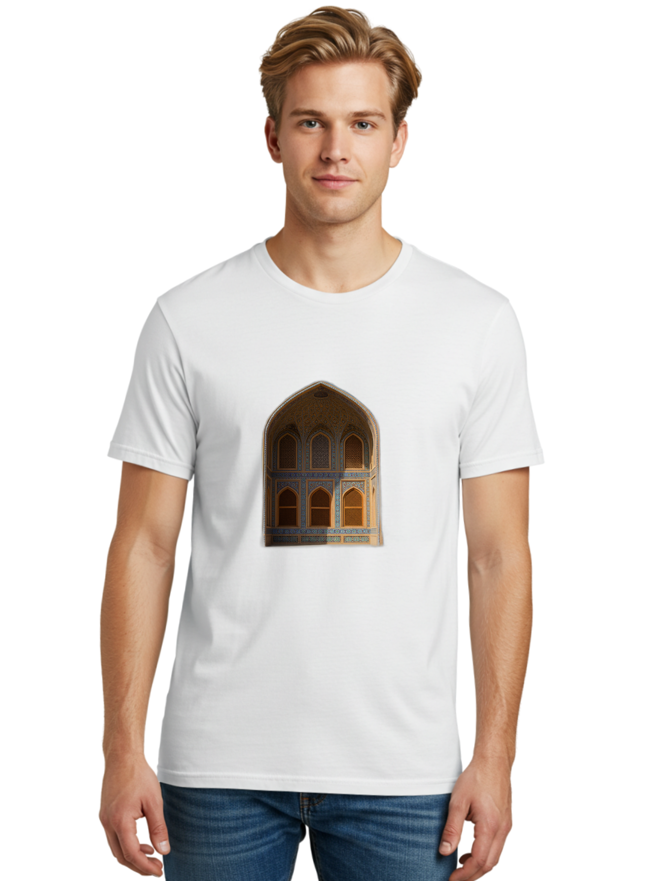 Arched-Building-Facade Men'S Graphic Tee, 100% Cotton, Comfortable Casual Summer Wear, Machine Washable, Vintage Camera, Old Camera, Antique Camera, Black Camera, Classic Photography, Photography Equipment, Nostalgic Device, Film Camera, Bal712 25