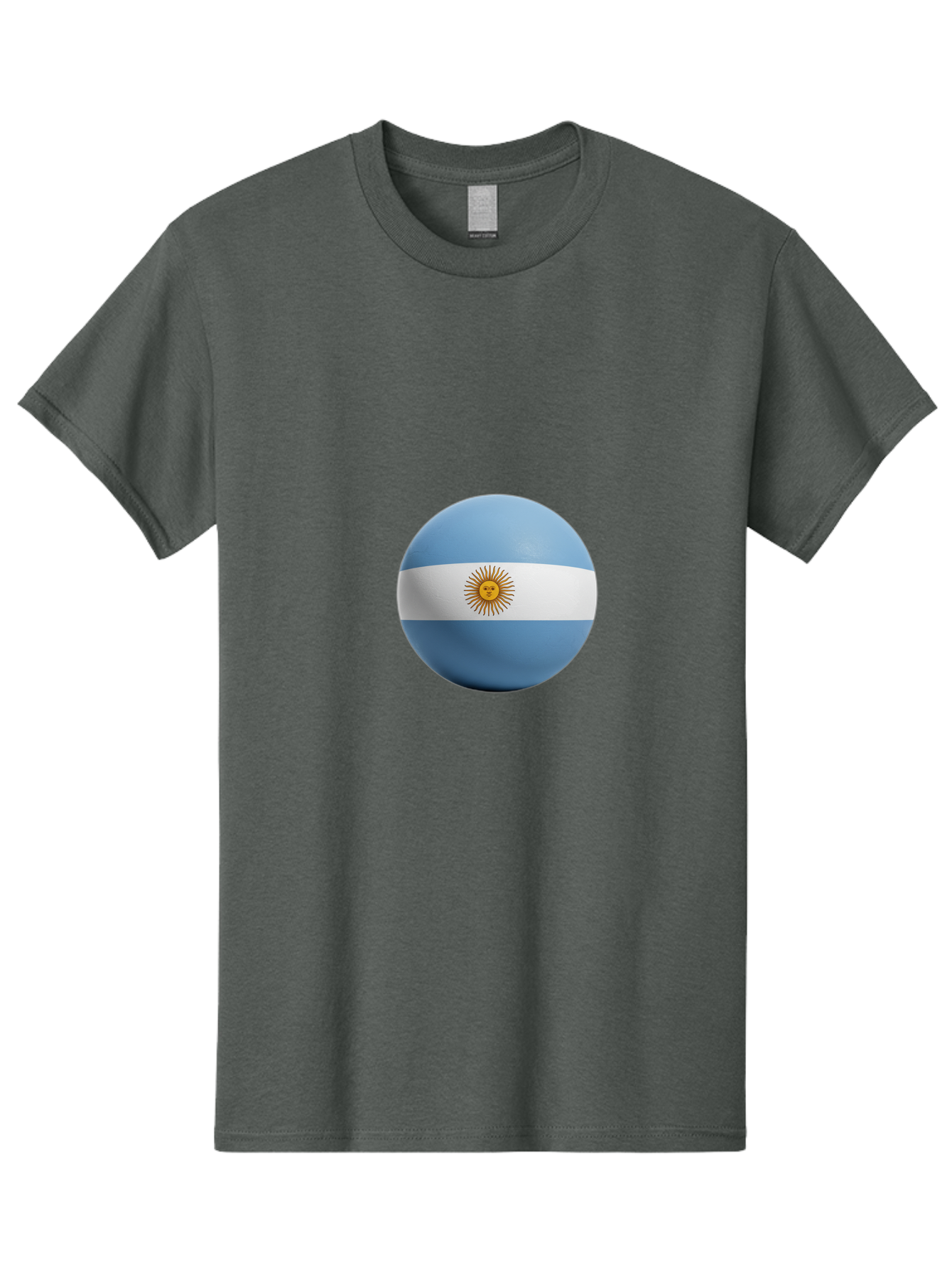 Argentina-Flag-Sphere Men'S Graphic Tee, 100% Cotton, Comfortable Casual Summer Wear, Machine Washable, Vintage Camera, Old Camera, Antique Camera, Black Camera, Classic Photography, Photography Equipment, Nostalgic Device, Film Camera, Bal713 12