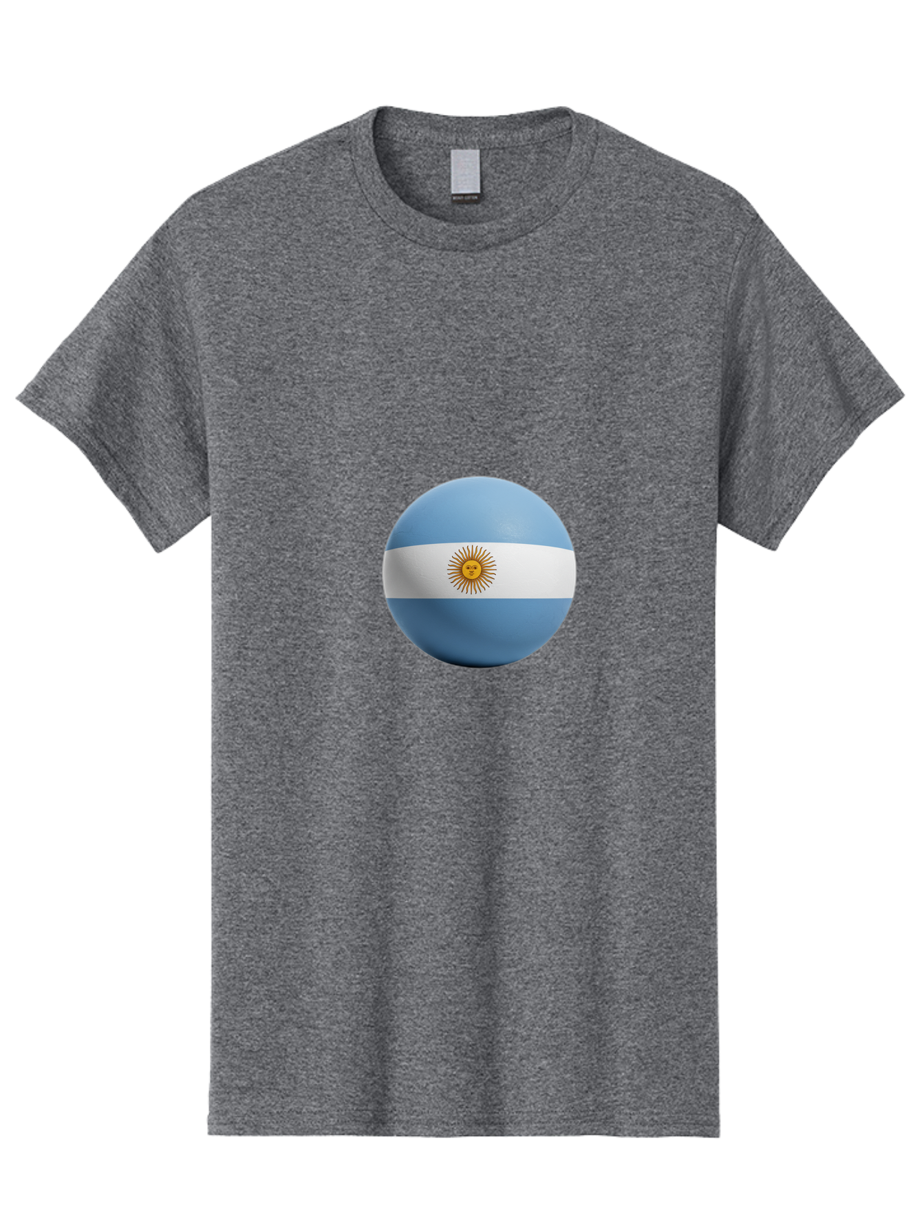 Argentina-Flag-Sphere Men'S Graphic Tee, 100% Cotton, Comfortable Casual Summer Wear, Machine Washable, Vintage Camera, Old Camera, Antique Camera, Black Camera, Classic Photography, Photography Equipment, Nostalgic Device, Film Camera, Bal713 13