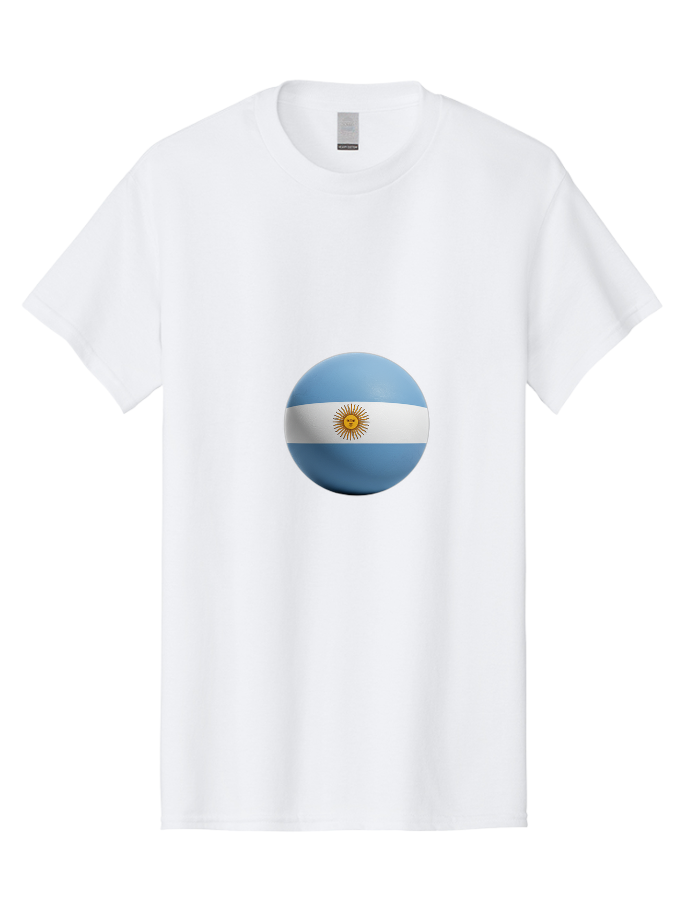 Argentina-Flag-Sphere Men'S Graphic Tee, 100% Cotton, Comfortable Casual Summer Wear, Machine Washable, Vintage Camera, Old Camera, Antique Camera, Black Camera, Classic Photography, Photography Equipment, Nostalgic Device, Film Camera, Bal713