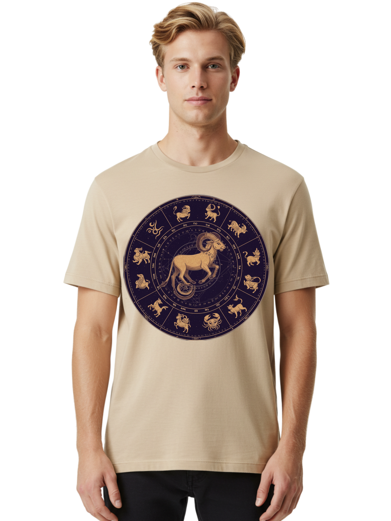 Aries-Zodiac-Circle Men'S Graphic Tee, 100% Cotton, Comfortable Casual Summer Wear, Machine Washable, Vintage Camera, Old Camera, Antique Camera, Black Camera, Classic Photography, Photography Equipment, Nostalgic Device, Film Camera, Bal715 27