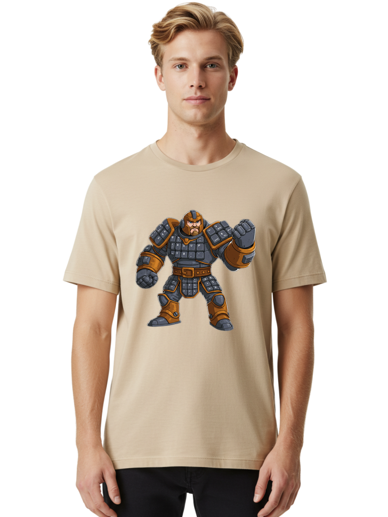 Armored-Character Men'S Graphic Tee, 100% Cotton, Comfortable Casual Summer Wear, Machine Washable, Vintage Camera, Old Camera, Antique Camera, Black Camera, Classic Photography, Photography Equipment, Nostalgic Device, Film Camera, Camera Art Bal721 30
