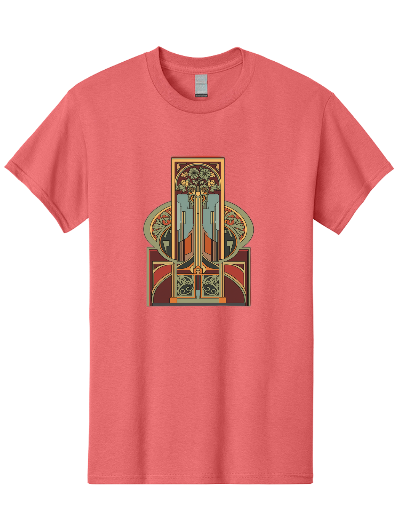 Art-Nouveau-Design Men'S Graphic Tee, 100% Cotton, Comfortable Casual Summer Wear, Machine Washable, Vintage Camera, Old Camera, Antique Camera, Black Camera, Classic Photography, Photography Equipment, Nostalgic Device, Film Camera, Bal722 7