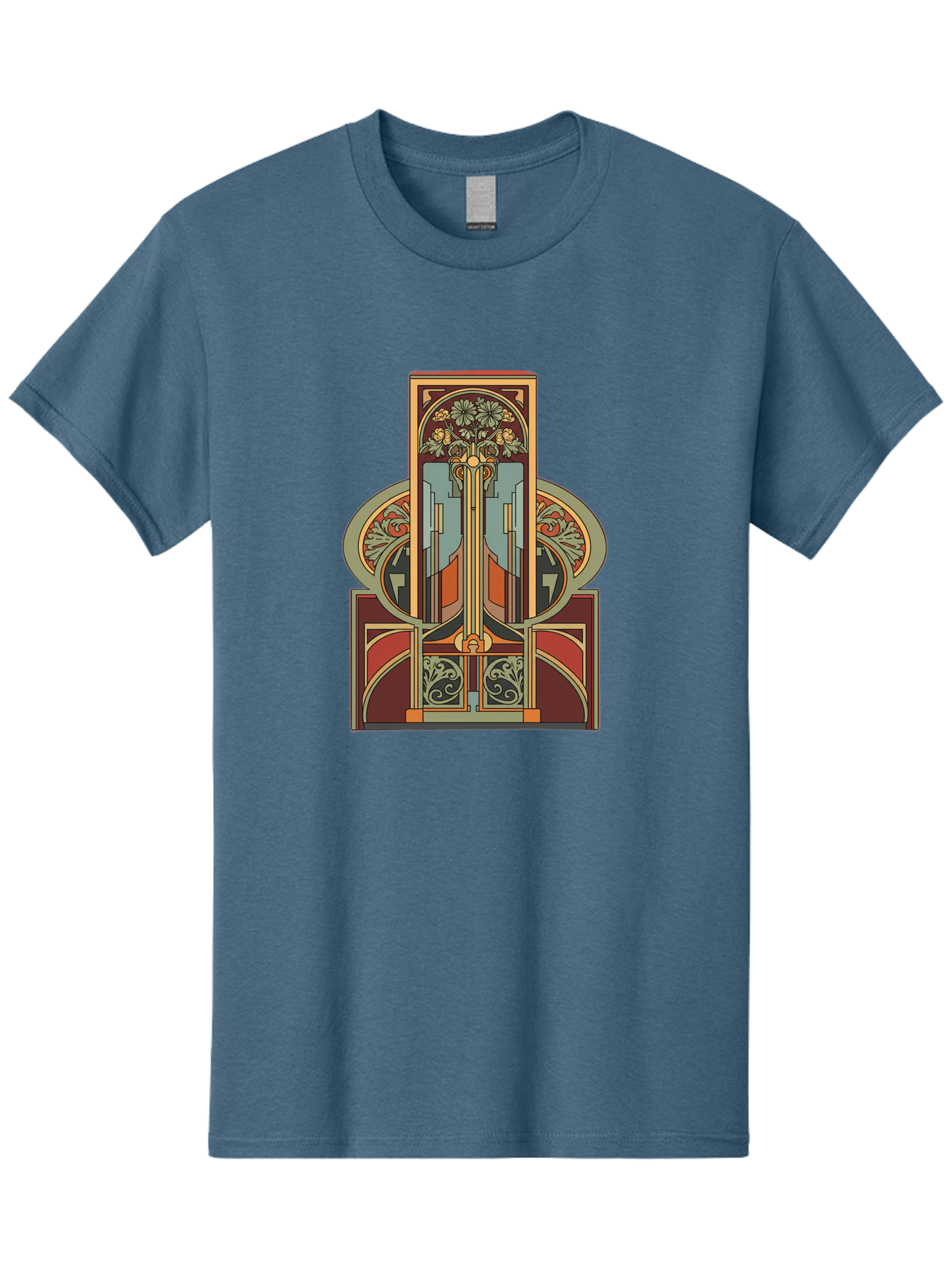 Art-Nouveau-Design Men'S Graphic Tee, 100% Cotton, Comfortable Casual Summer Wear, Machine Washable, Vintage Camera, Old Camera, Antique Camera, Black Camera, Classic Photography, Photography Equipment, Nostalgic Device, Film Camera, Bal722