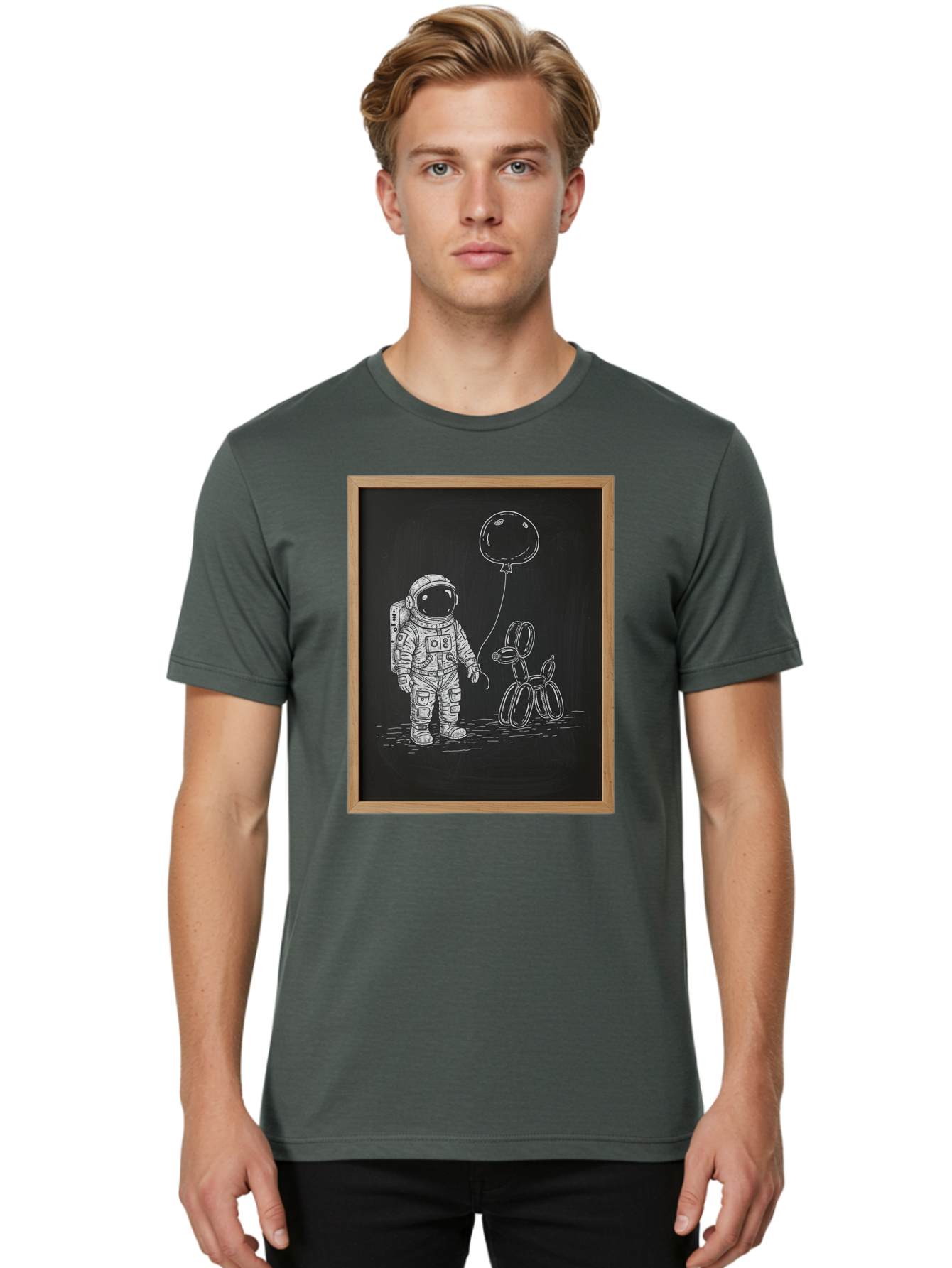 Astronaut-And-Balloon-Dog-1 Men'S Graphic Tee, 100% Cotton, Comfortable Casual Summer Wear, Machine Washable, Vintage Camera, Old Camera, Antique Camera, Black Camera, Classic Photography, Photography Equipment, Nostalgic Device, Film Camera, Bal723 22
