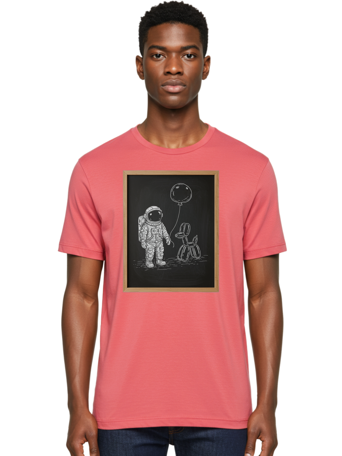 Astronaut-And-Balloon-Dog-1 Men'S Graphic Tee, 100% Cotton, Comfortable Casual Summer Wear, Machine Washable, Vintage Camera, Old Camera, Antique Camera, Black Camera, Classic Photography, Photography Equipment, Nostalgic Device, Film Camera, Bal723 21