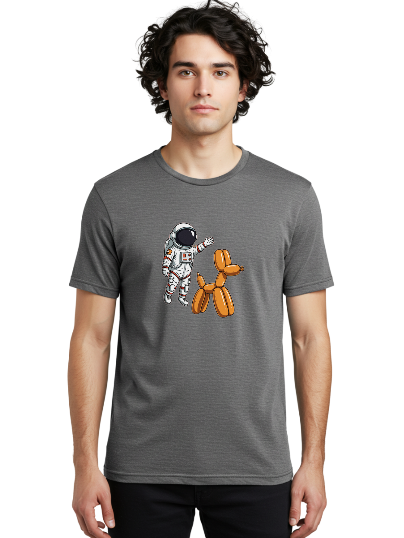Astronaut-And-Dog Men'S Graphic Tee, 100% Cotton, Comfortable Casual Summer Wear, Machine Washable, Vintage Camera, Old Camera, Antique Camera, Black Camera, Classic Photography, Photography Equipment, Nostalgic Device, Film Camera, Camera Art Bal725 24