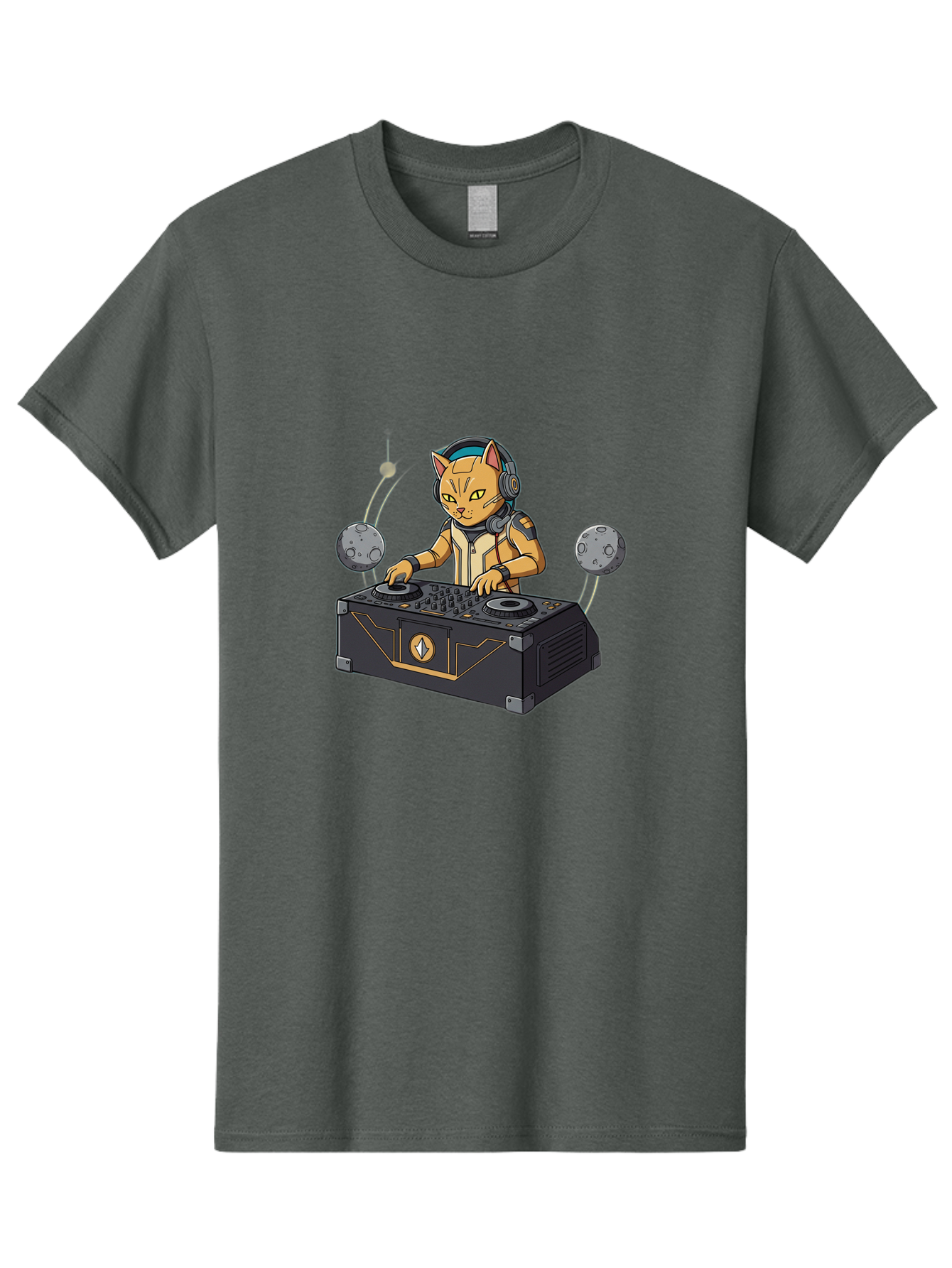 Astronaut-Cat-Dj Men'S Graphic Tee, 100% Cotton, Comfortable Casual Summer Wear, Machine Washable, Vintage Camera, Old Camera, Antique Camera, Black Camera, Classic Photography, Photography Equipment, Nostalgic Device, Film Camera, Camera Art Bal727 6
