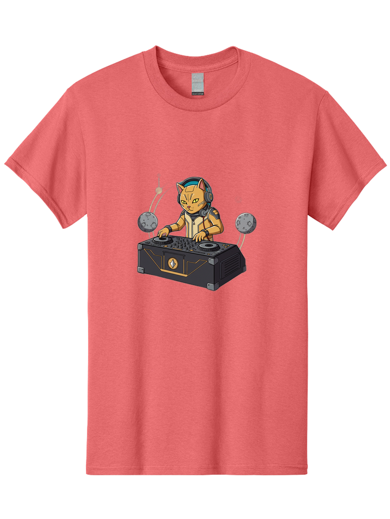 Astronaut-Cat-Dj Men'S Graphic Tee, 100% Cotton, Comfortable Casual Summer Wear, Machine Washable, Vintage Camera, Old Camera, Antique Camera, Black Camera, Classic Photography, Photography Equipment, Nostalgic Device, Film Camera, Camera Art Bal727 7