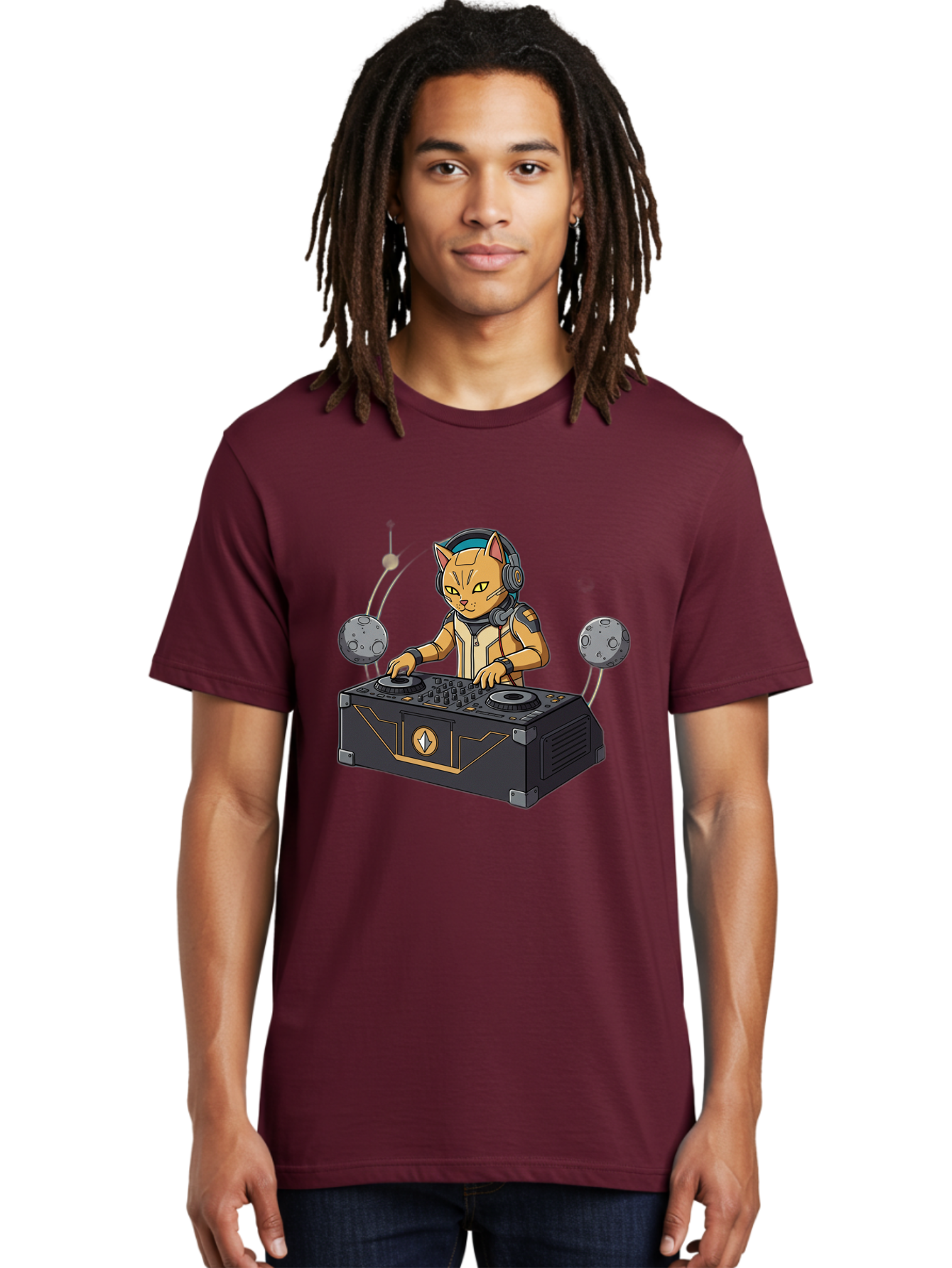 Astronaut-Cat-Dj Men'S Graphic Tee, 100% Cotton, Comfortable Casual Summer Wear, Machine Washable, Vintage Camera, Old Camera, Antique Camera, Black Camera, Classic Photography, Photography Equipment, Nostalgic Device, Film Camera, Camera Art Bal727 28