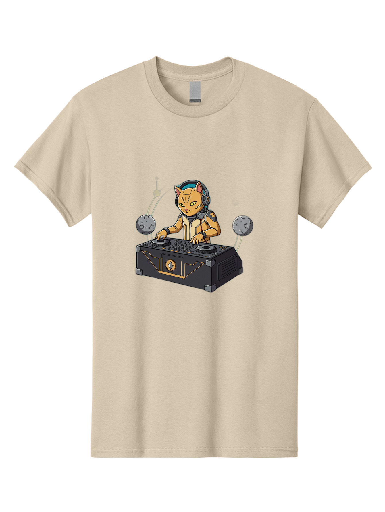 Astronaut-Cat-Dj Men'S Graphic Tee, 100% Cotton, Comfortable Casual Summer Wear, Machine Washable, Vintage Camera, Old Camera, Antique Camera, Black Camera, Classic Photography, Photography Equipment, Nostalgic Device, Film Camera, Camera Art Bal727 4